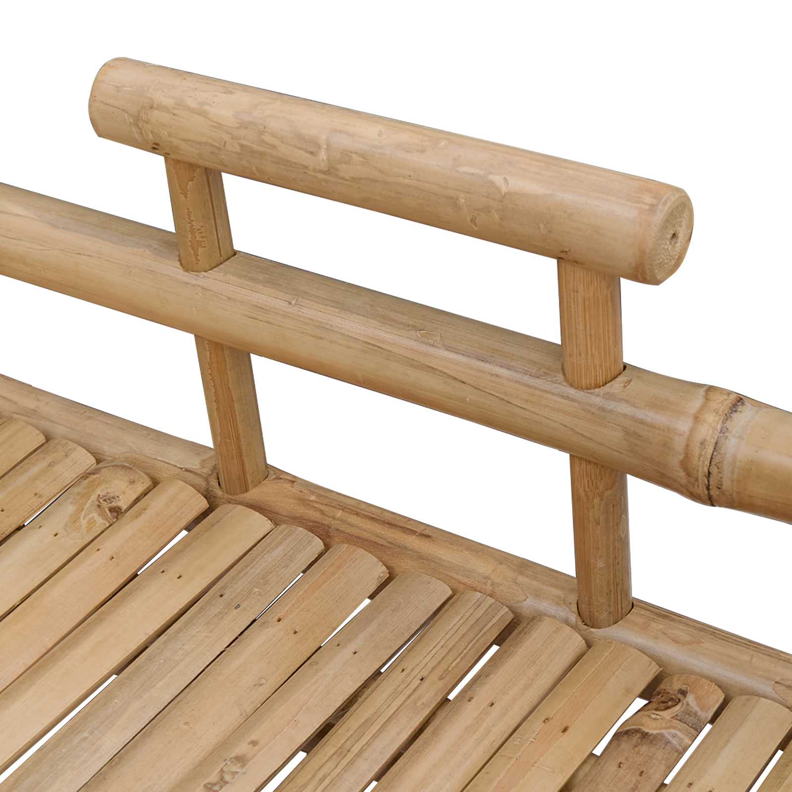 Boros kocsi kerekekkel természetes 85 x 50 x 93 cm bambusz