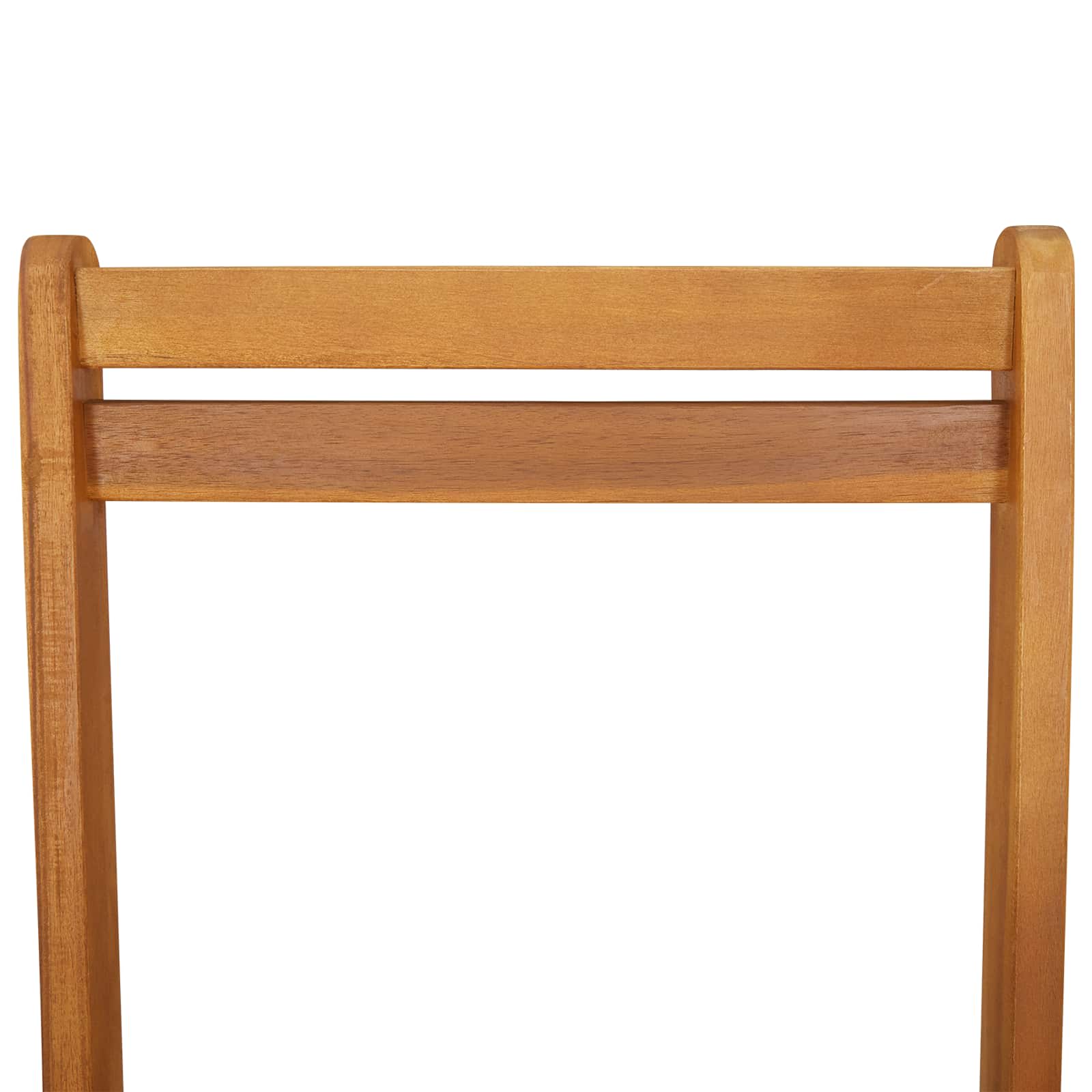 Összecsukható kerti székek 4 pcs természetes 40 x 53 x 80 cm