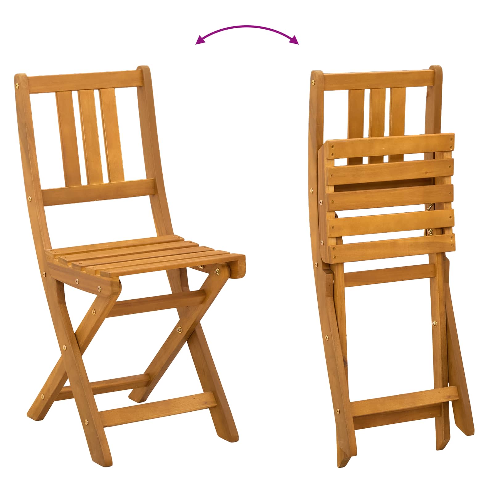 Kültéri bistro székek párnával 2 pcs krémfehér 38 x 46 x 85 cm