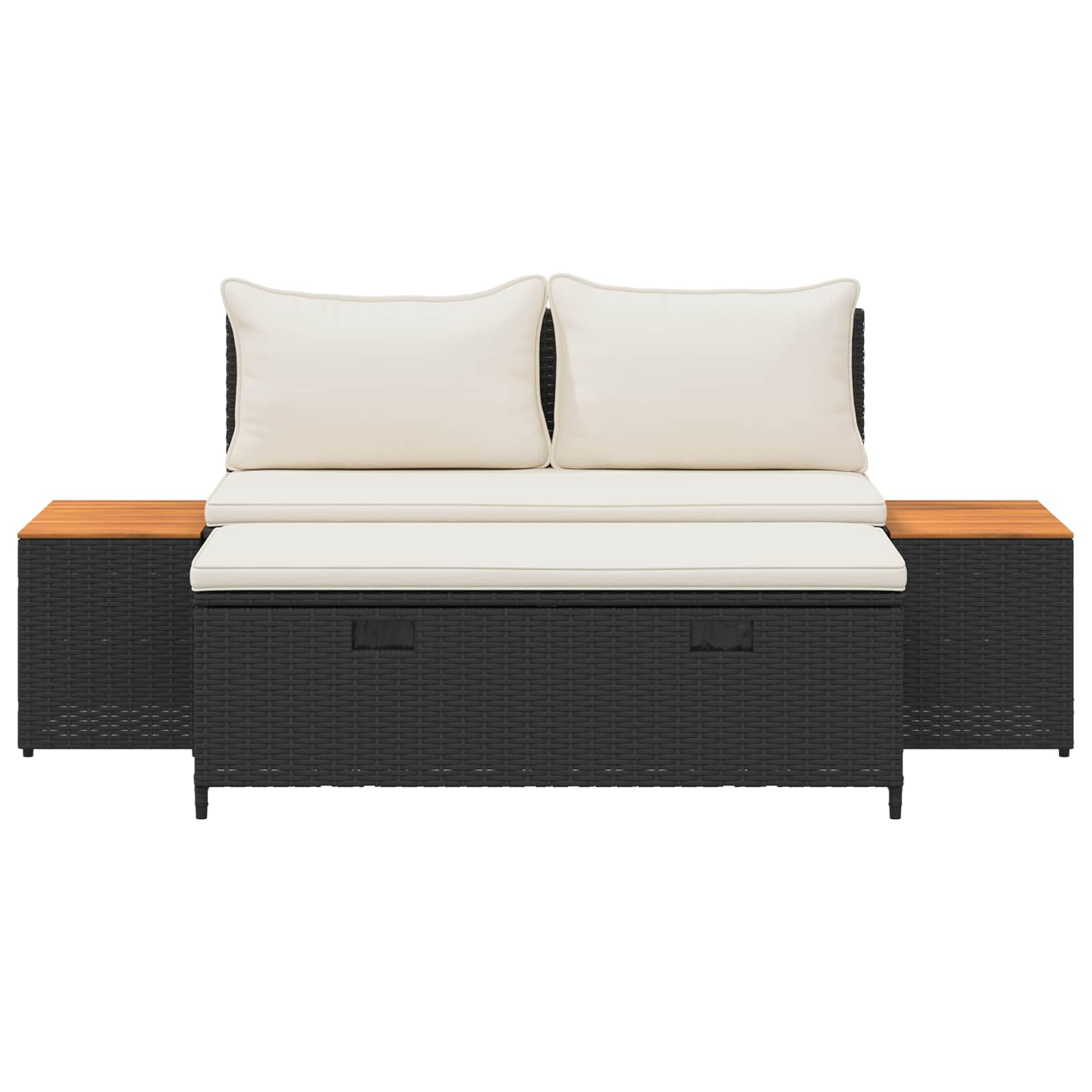 Kültéri kanapé szett 4 -seater 4 pcs 55 x 30 x 39 cm