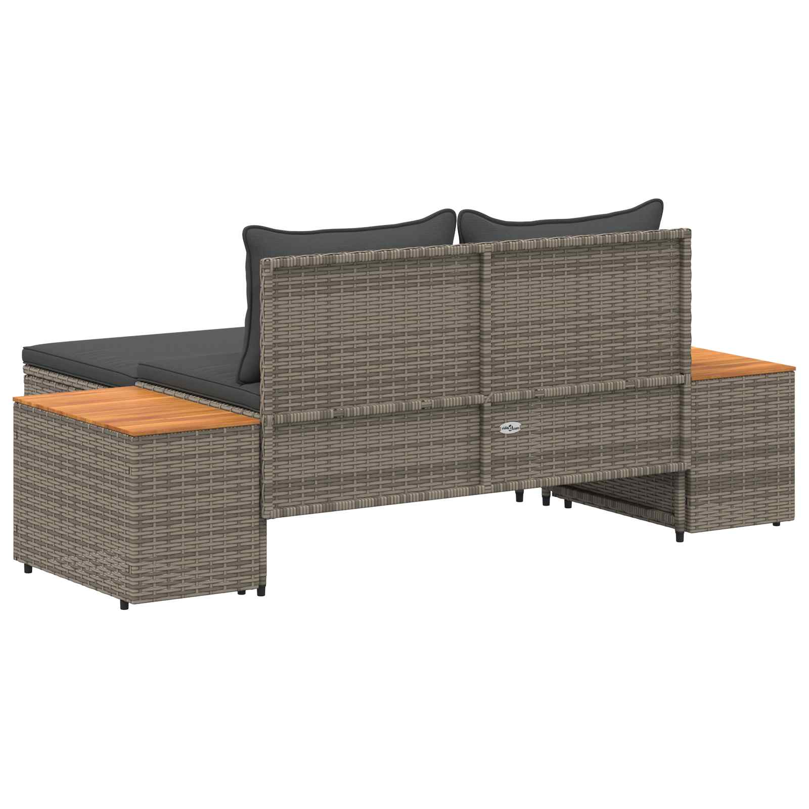 Kültéri kanapé szett 4 -seater 4 pcs 55 x 30 x 39 cm