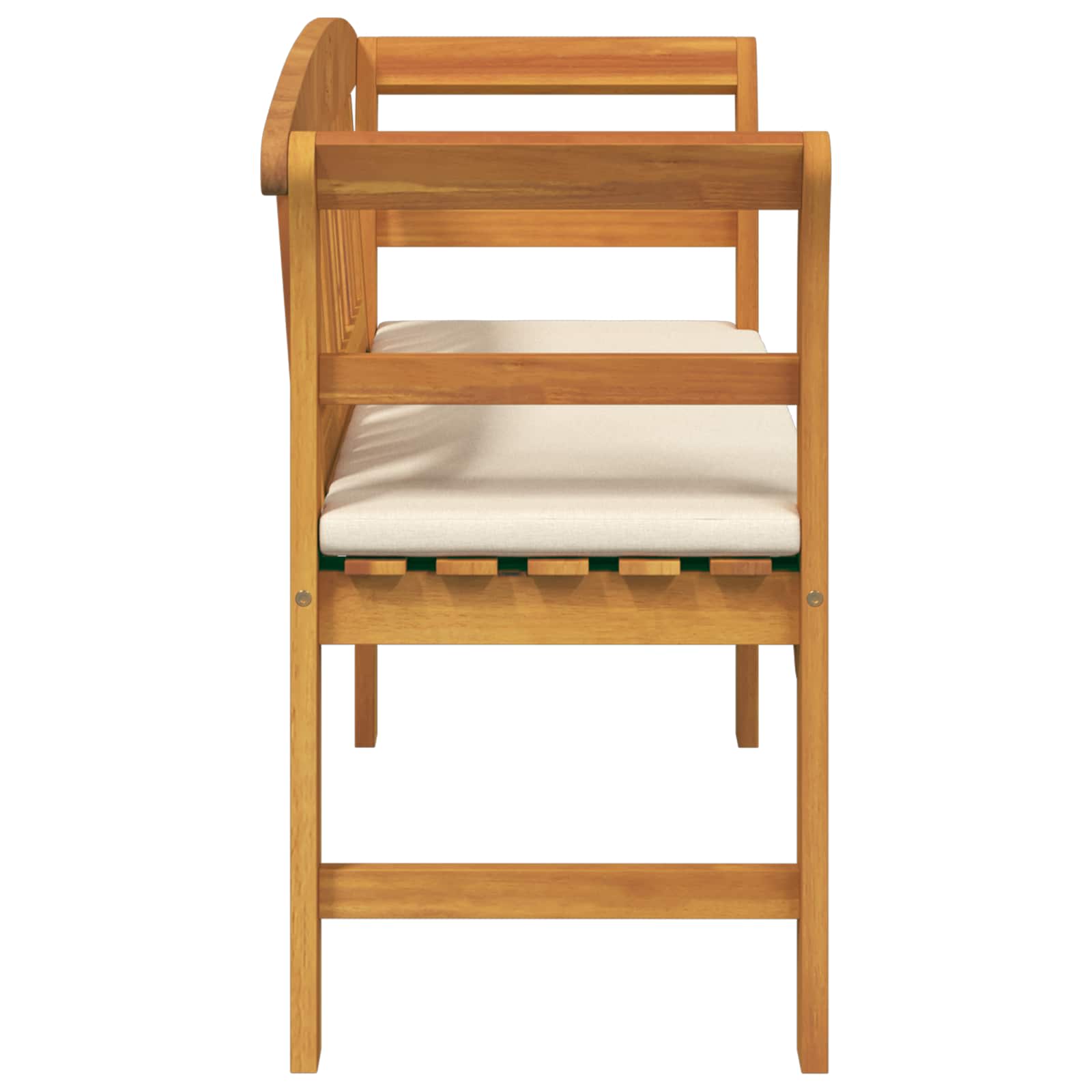 Pad természetes olaj bevonat 114 x 46 x 82,5 cm tömör akácfa