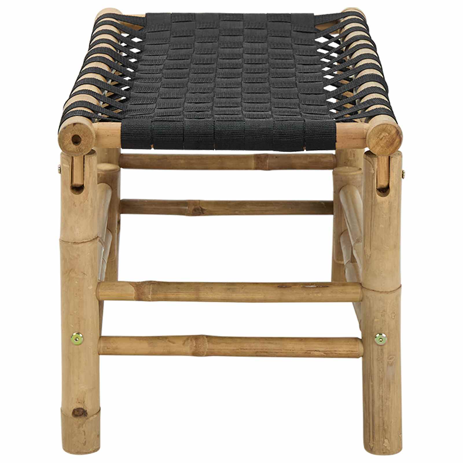Kerti pad 80 x 38 x 40 cm bambusz természetes négyszögletes
