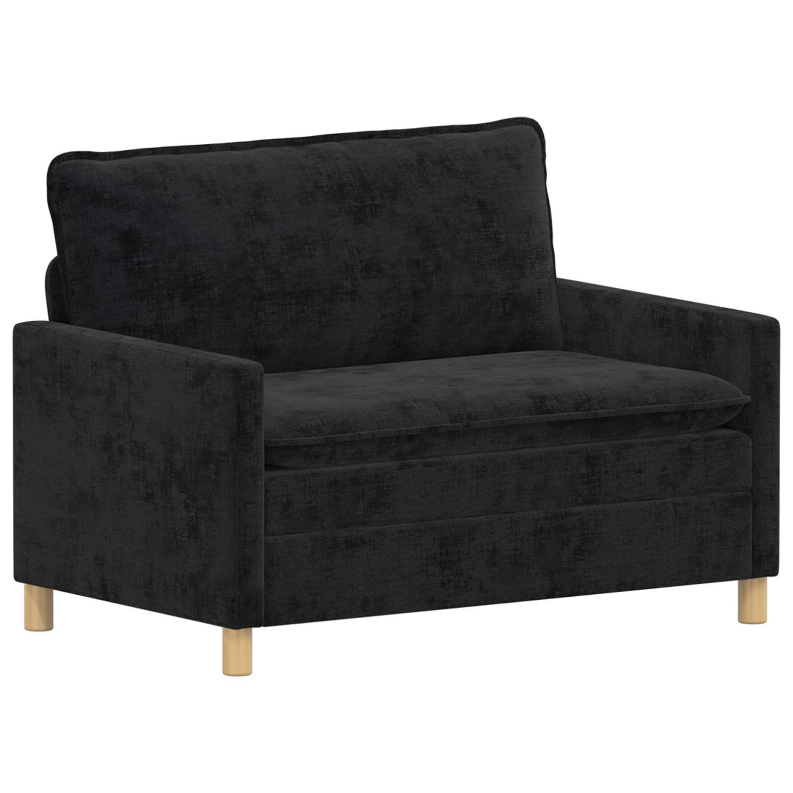Kanapé fekete 126 x 81 x 87,5 cm poliészter