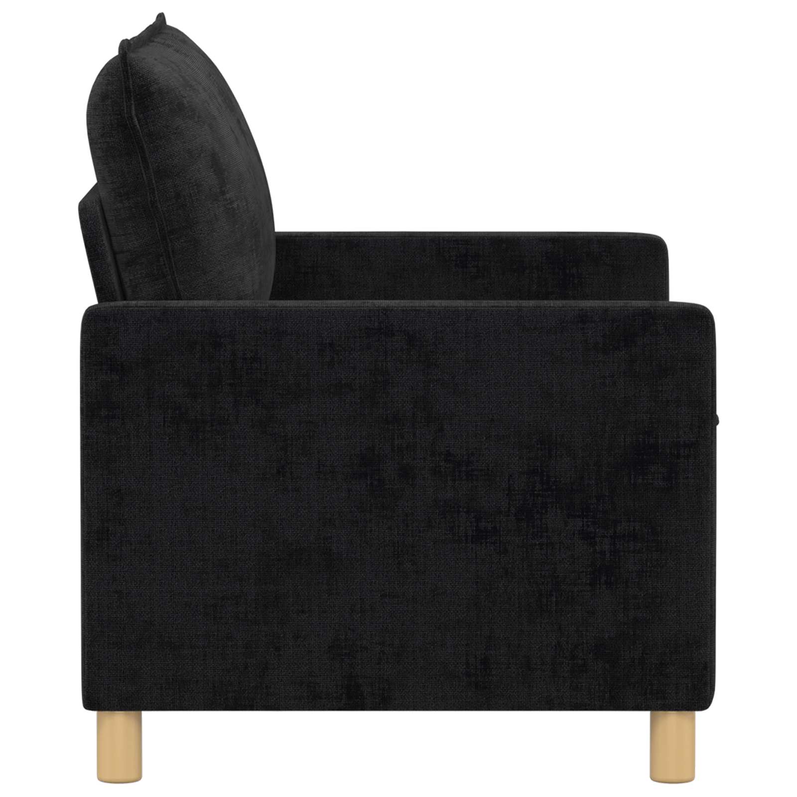 Kanapé fekete 126 x 81 x 87,5 cm poliészter