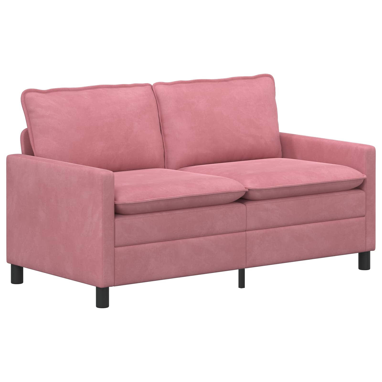 Kanapé rózsaszín 156 x 81 x 87,5 cm bársony