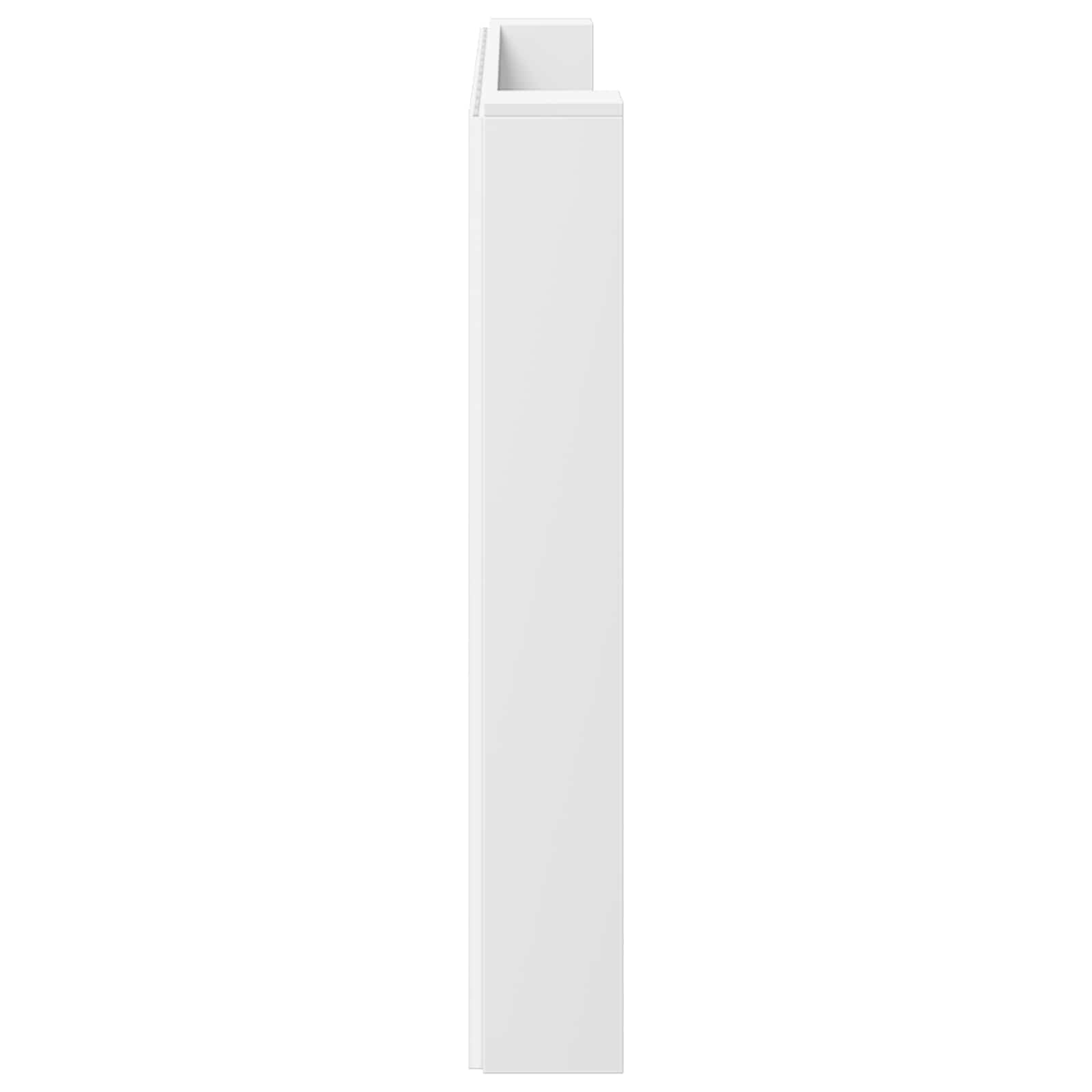 Fejtámla led -es lámpákkal fehér 200 x 16,5 x 103,5 cm faanyag
