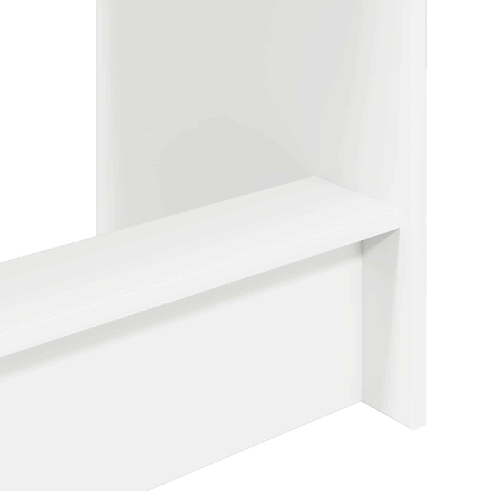 Ágyíróasztal fehér 100 x 45 x 75 cm faanyag