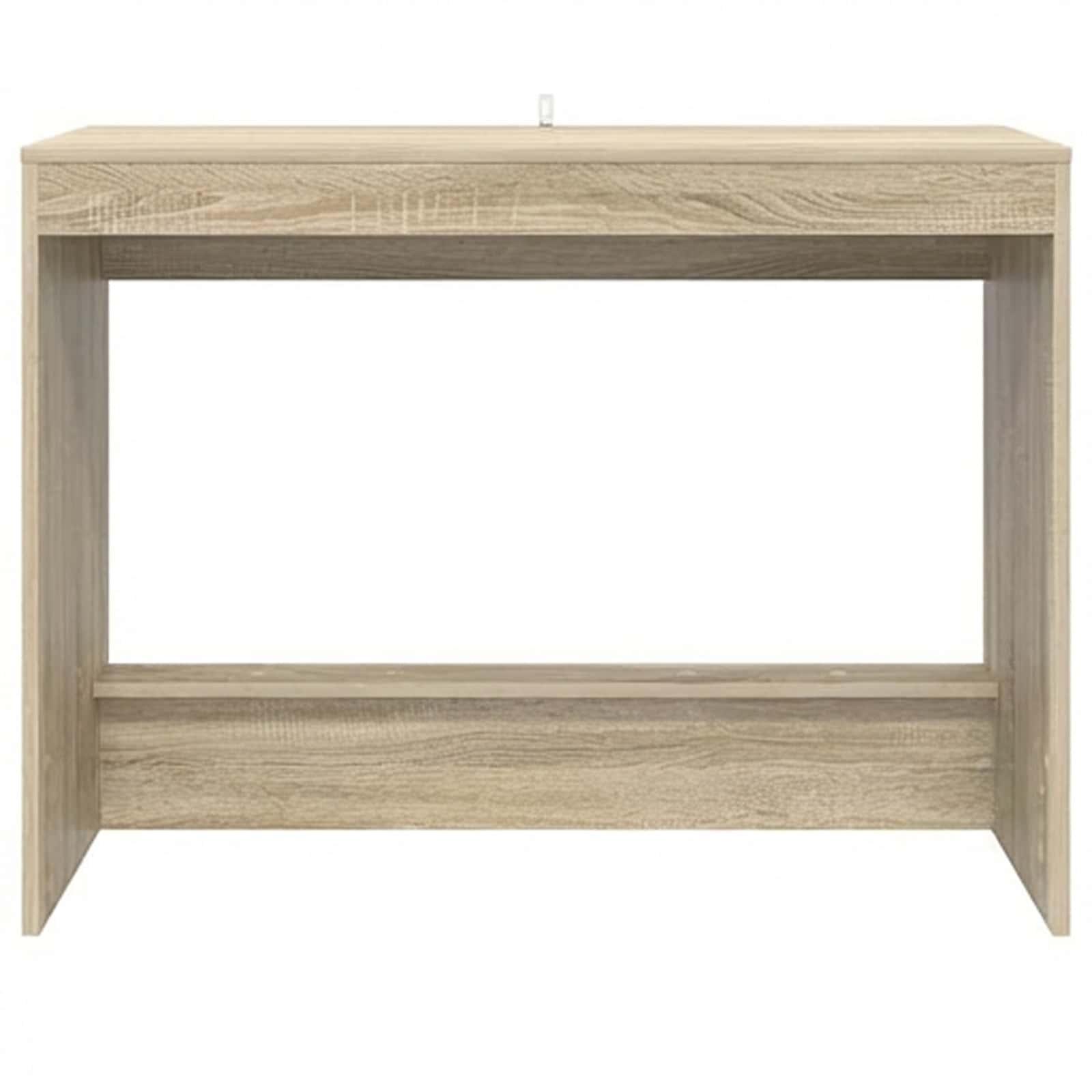 Ágyíróasztal sonoma tölgy szerelt fa 100 x 45 x 75 cm