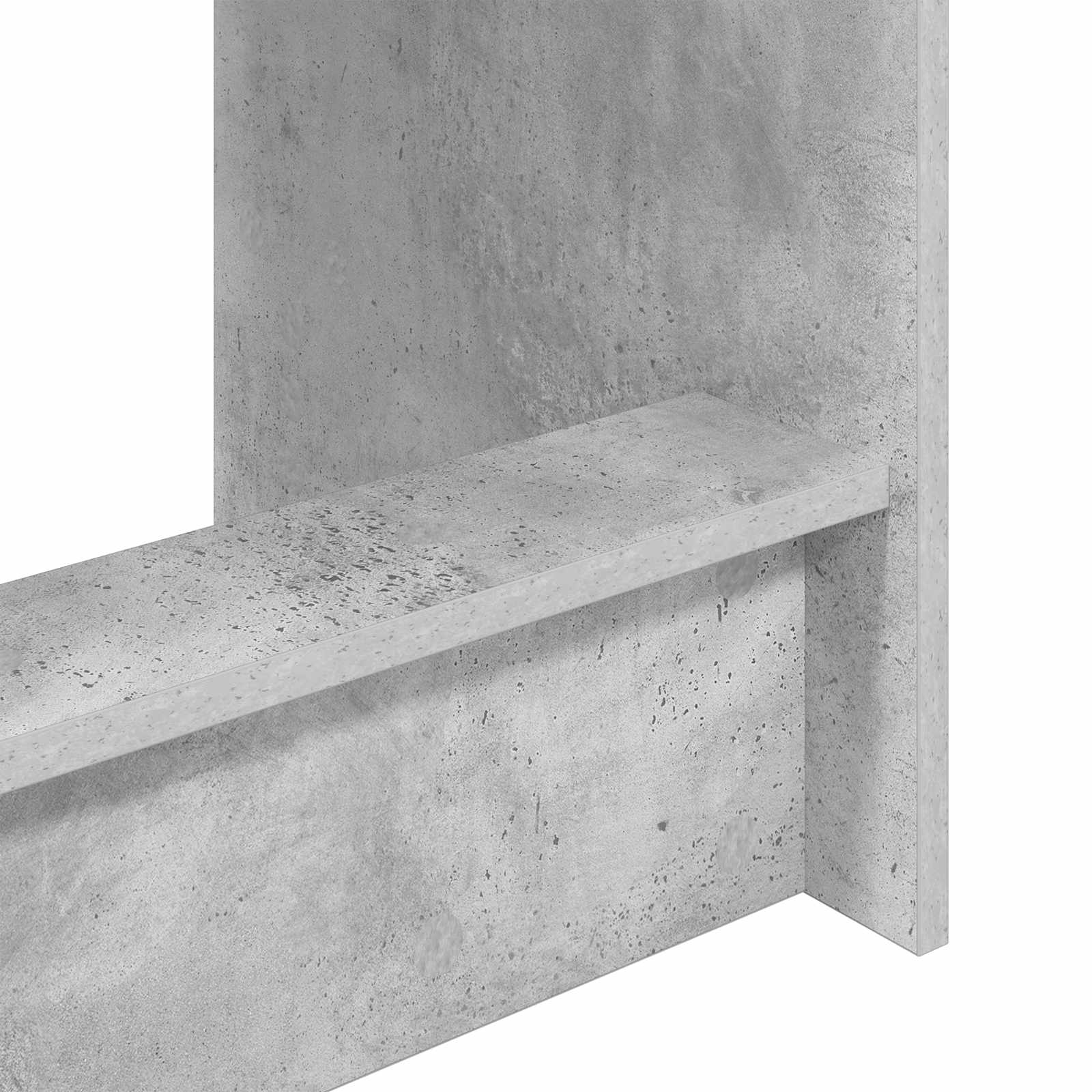 Ágyíróasztal betonszürke szerelt fa 100 x 45 x 75 cm