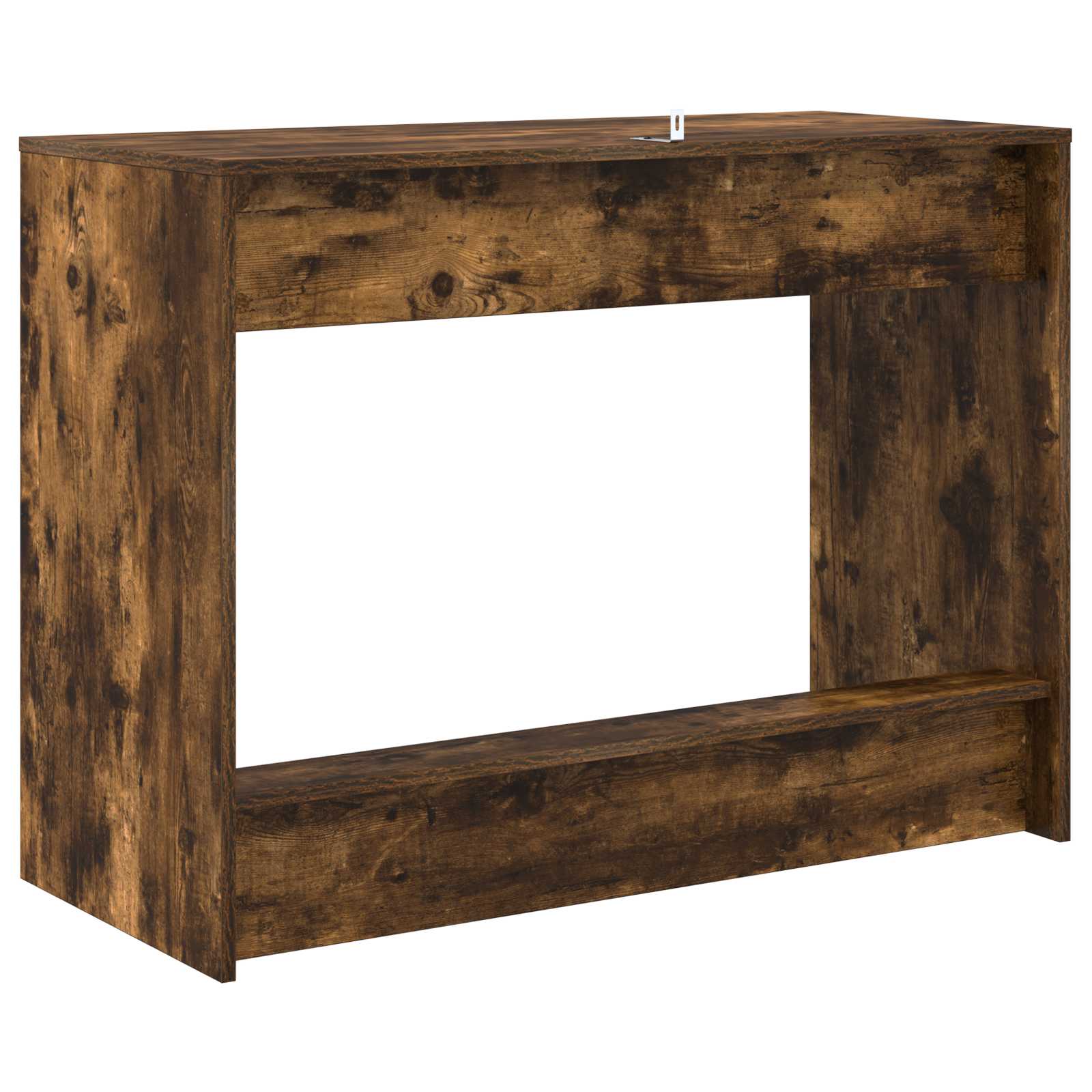 Ágyíróasztal füstös tölgy szerelt fa 100 x 45 x 75 cm