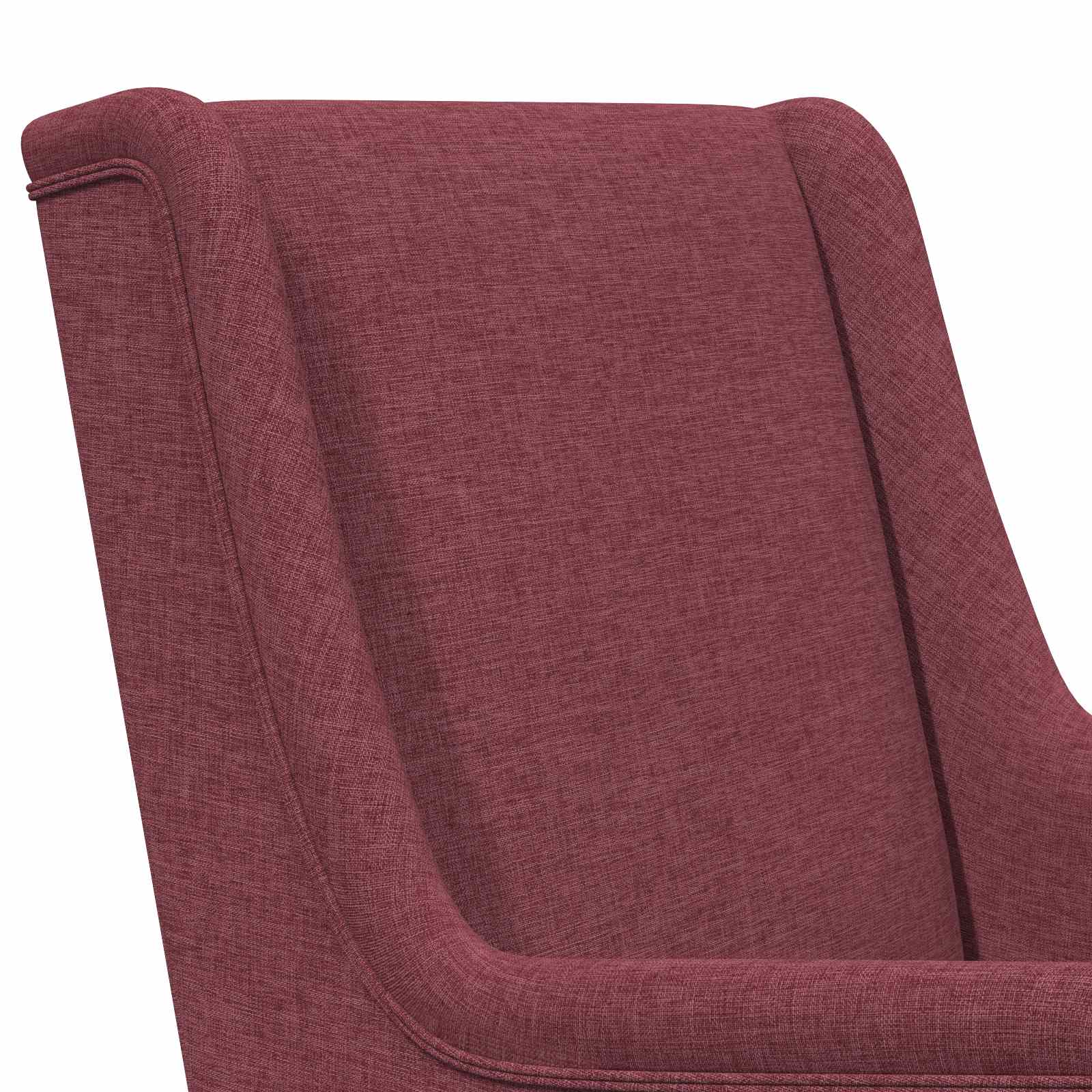 Hintaszék bordó 62 x 80 x 85 cm szövet