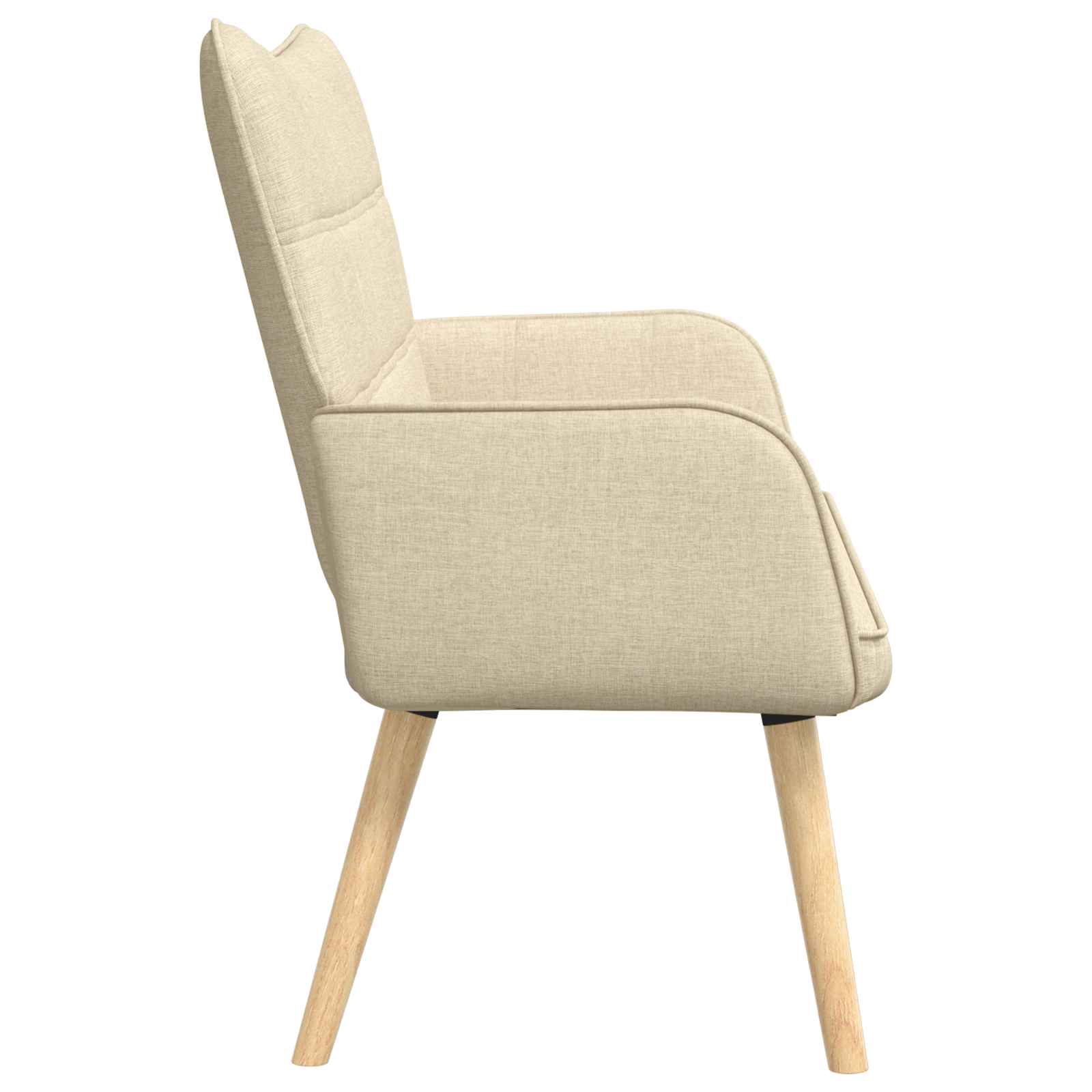 Kétfős kanapé krém 115 x 61 x 87 cm szövet