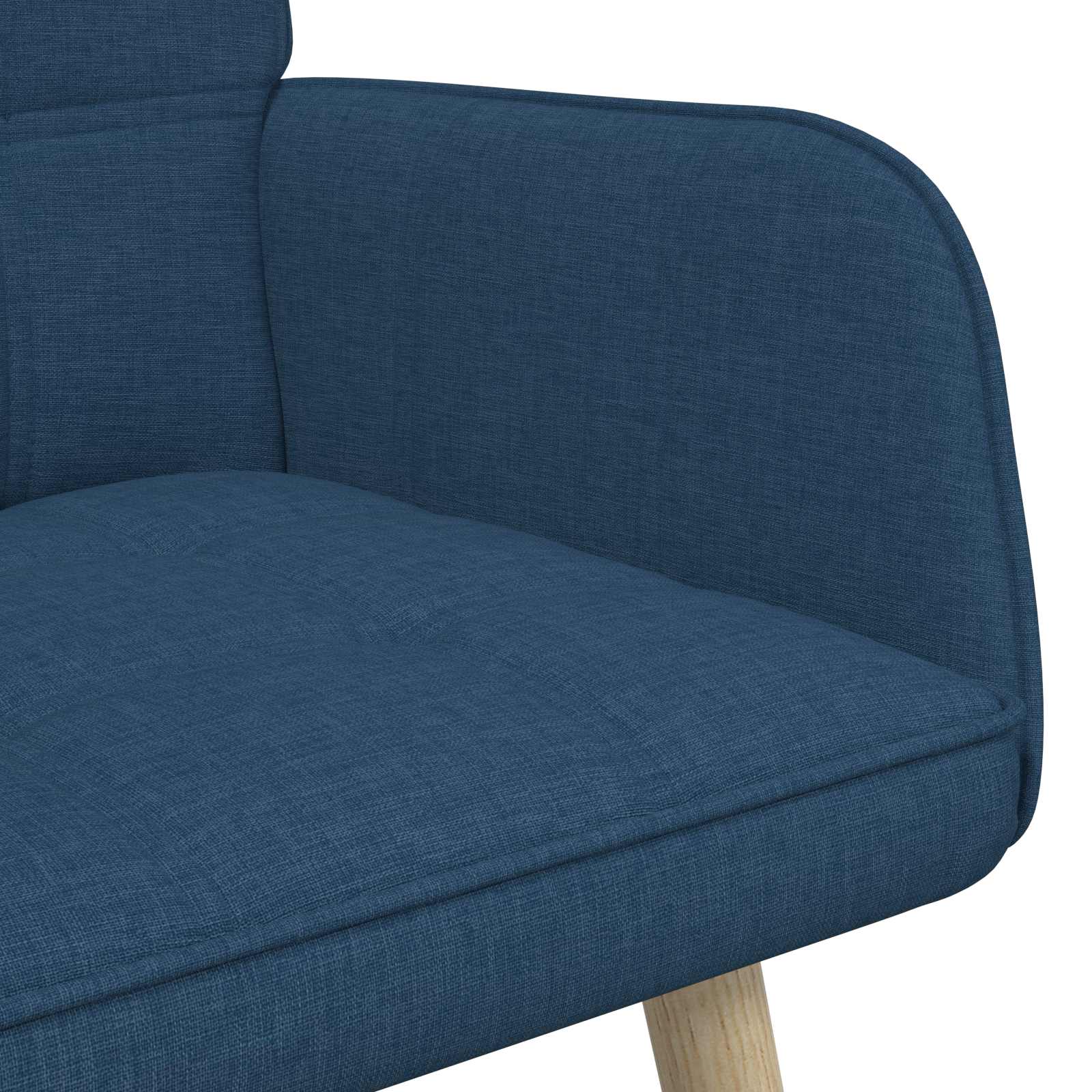 Kétfős kanapé kék 115 x 61 x 87 cm szövet