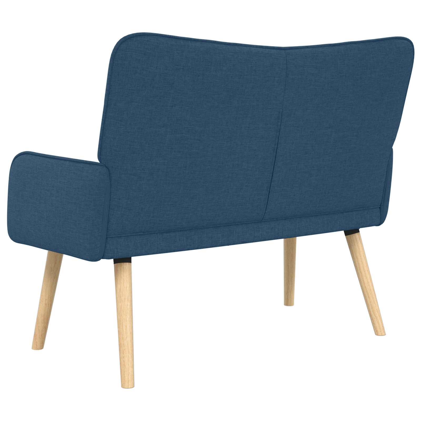 Kétfős kanapé kék 115 x 61 x 87 cm szövet