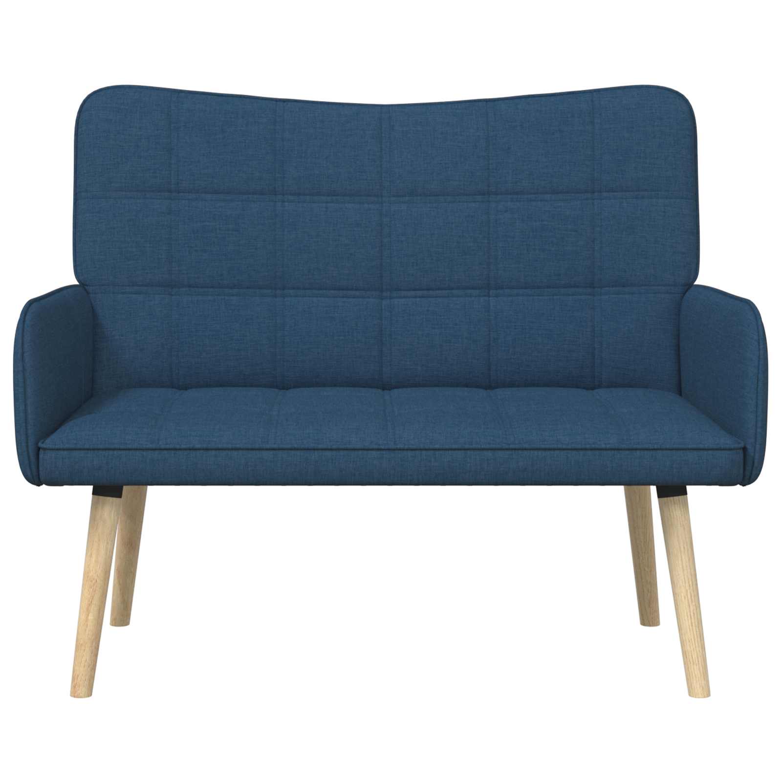 Kétfős kanapé kék 115 x 61 x 87 cm szövet