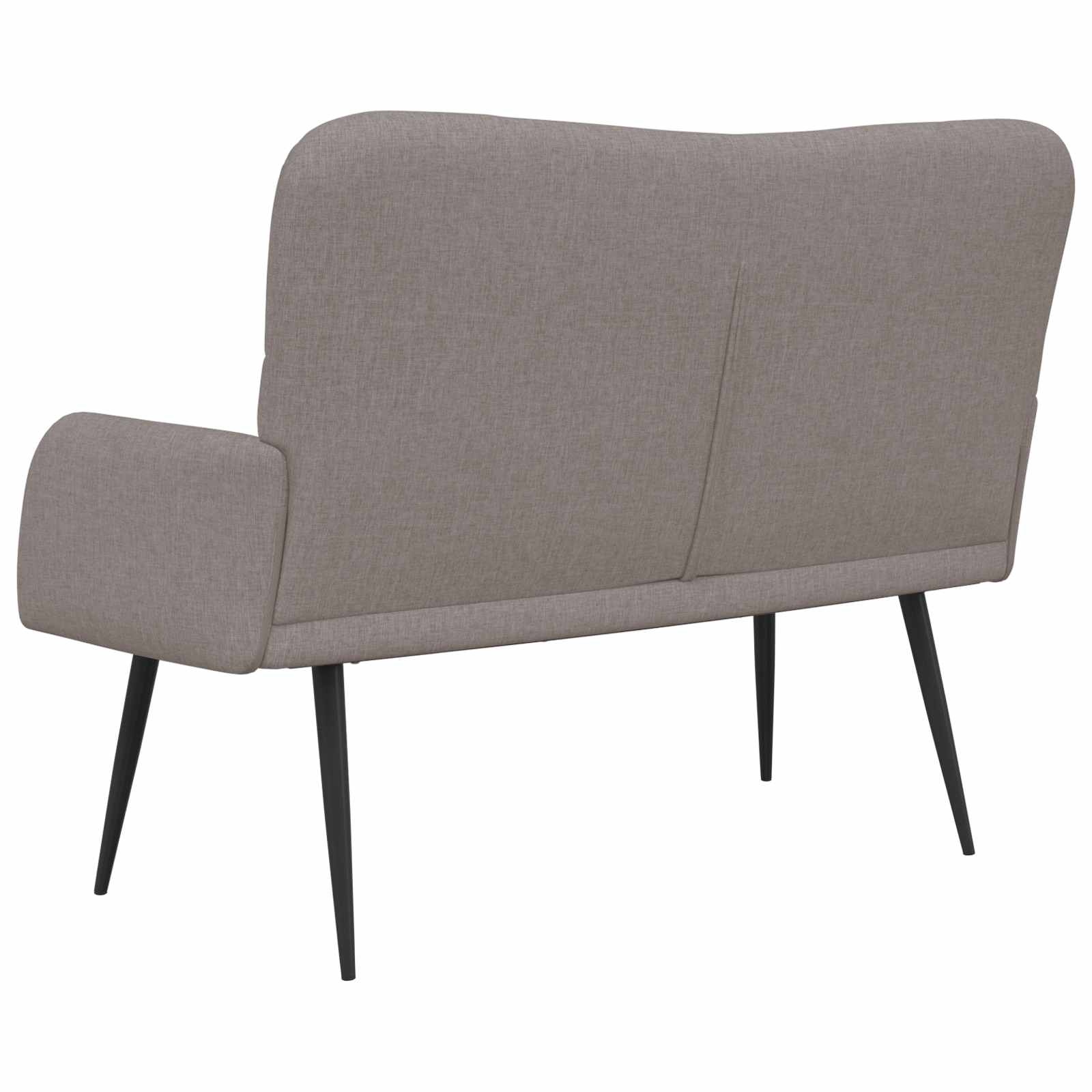 Kétfős kanapé tópszínű 115 x 61 x 87 cm szövet