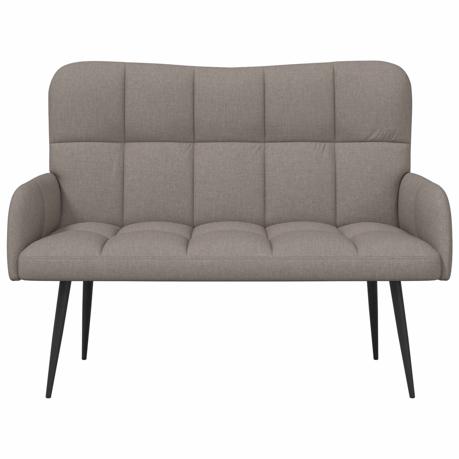 Kétfős kanapé tópszínű 115 x 61 x 87 cm szövet