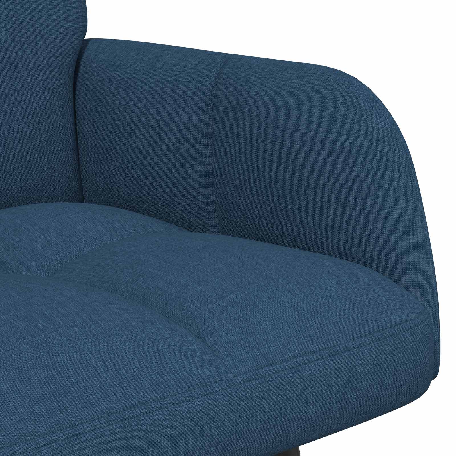 Kétfős kanapé kék 115 x 61 x 87 cm szövet