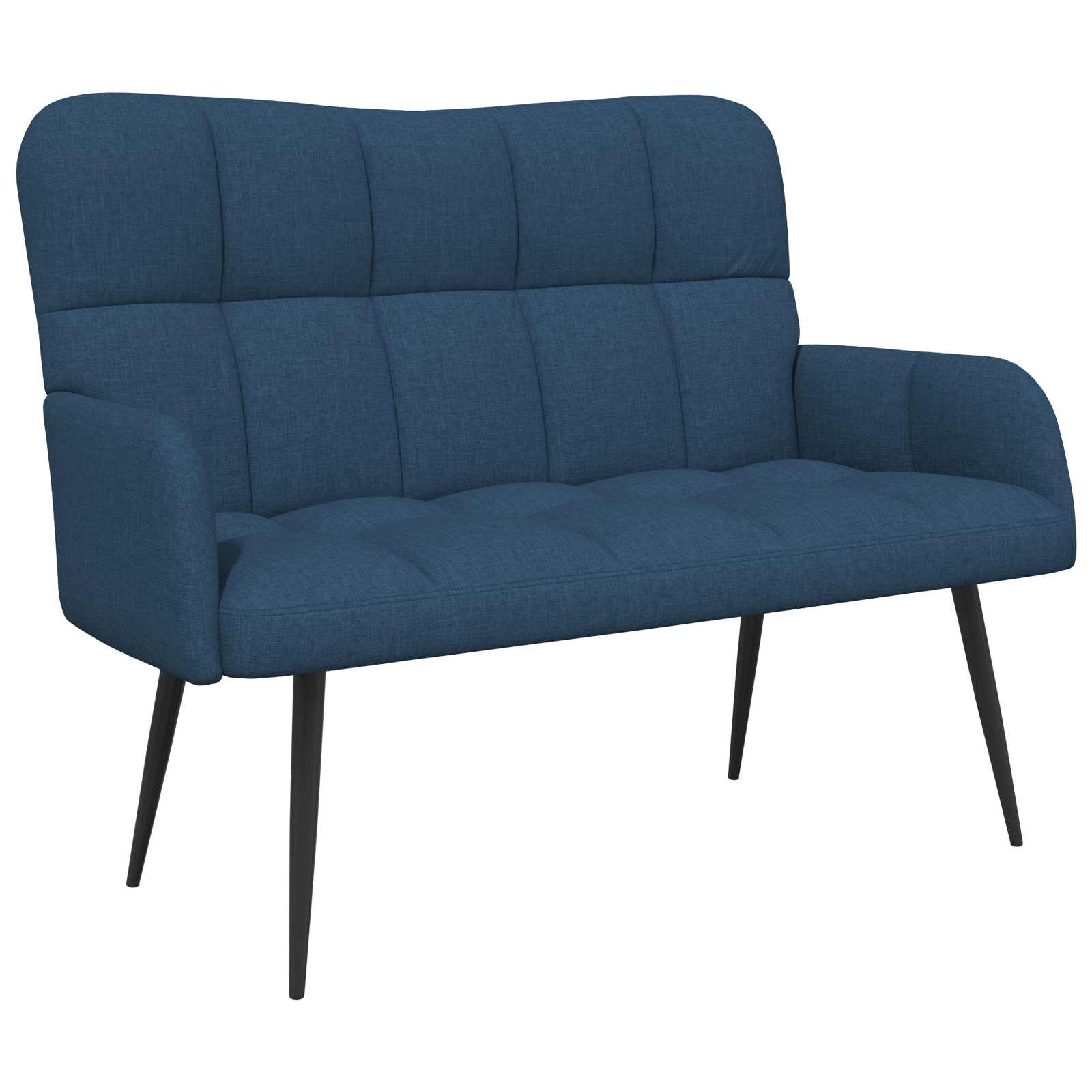 Kétfős kanapé kék 115 x 61 x 87 cm szövet