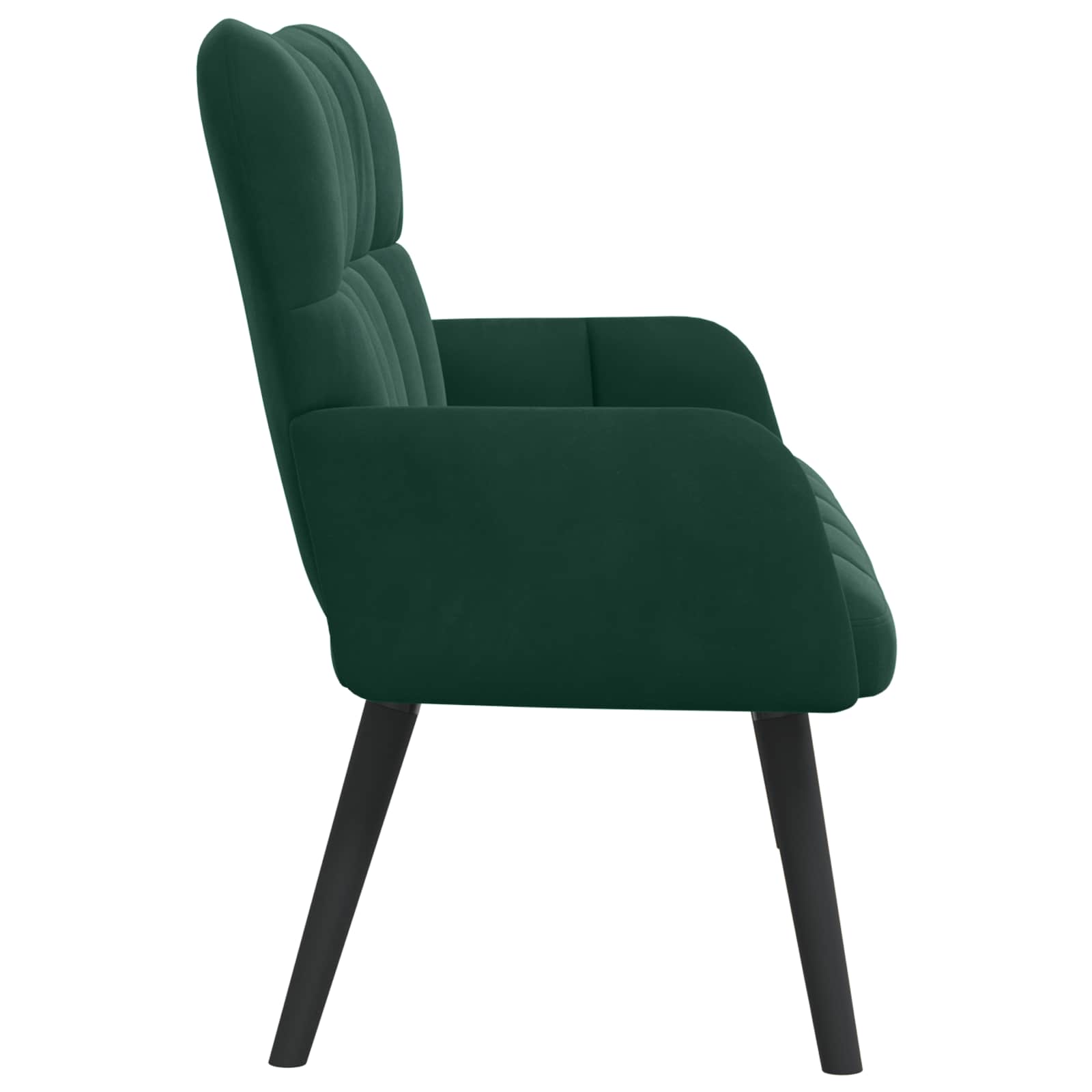 Kétfős kanapé sötétzöld 115 x 61 x 87 cm bársony