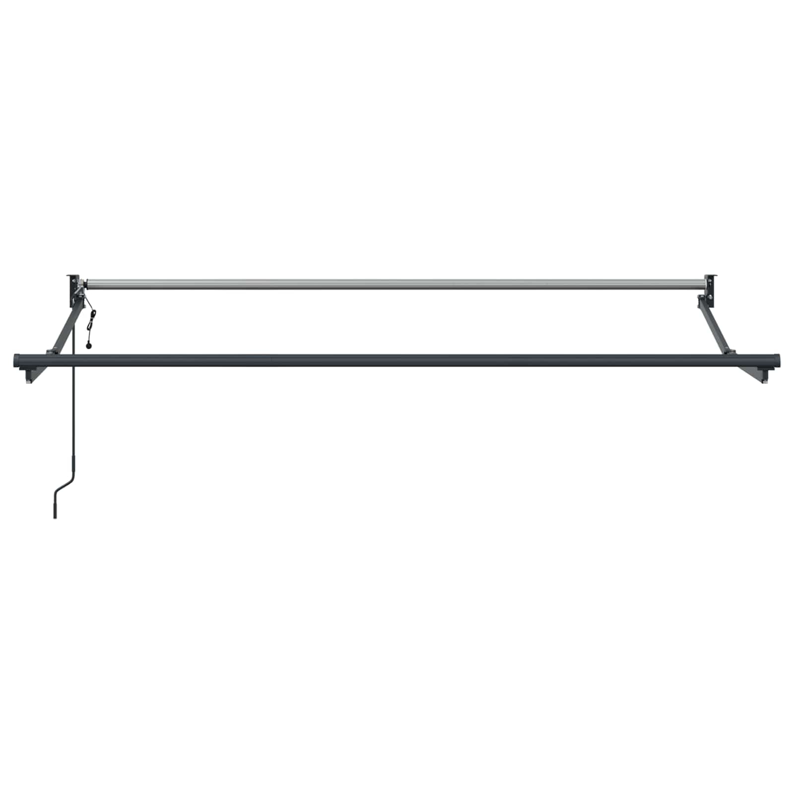 Elektromos kihúzható napernyő antracit és fehér 3 x 2 m