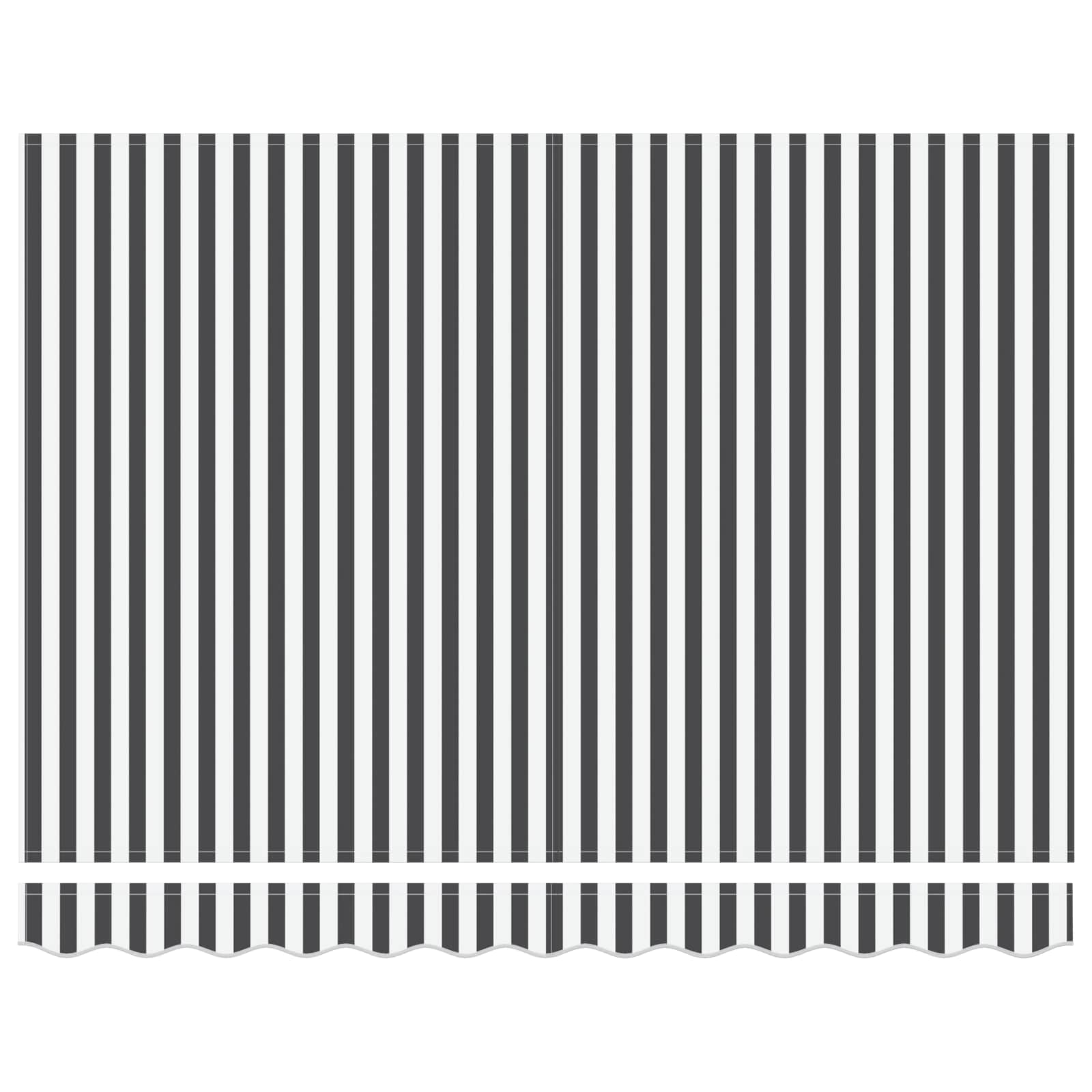 Elektromos kihúzható napernyő antracit és fehér 3 x 2 m