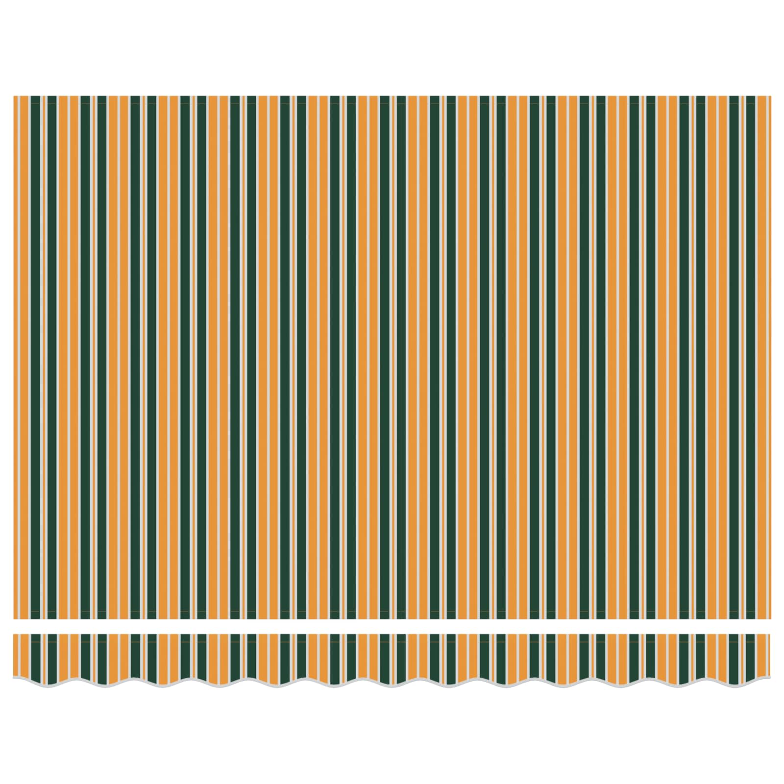 Elektromos kihúzható napernyő zöld és sárga 3,5 x 2,5 m