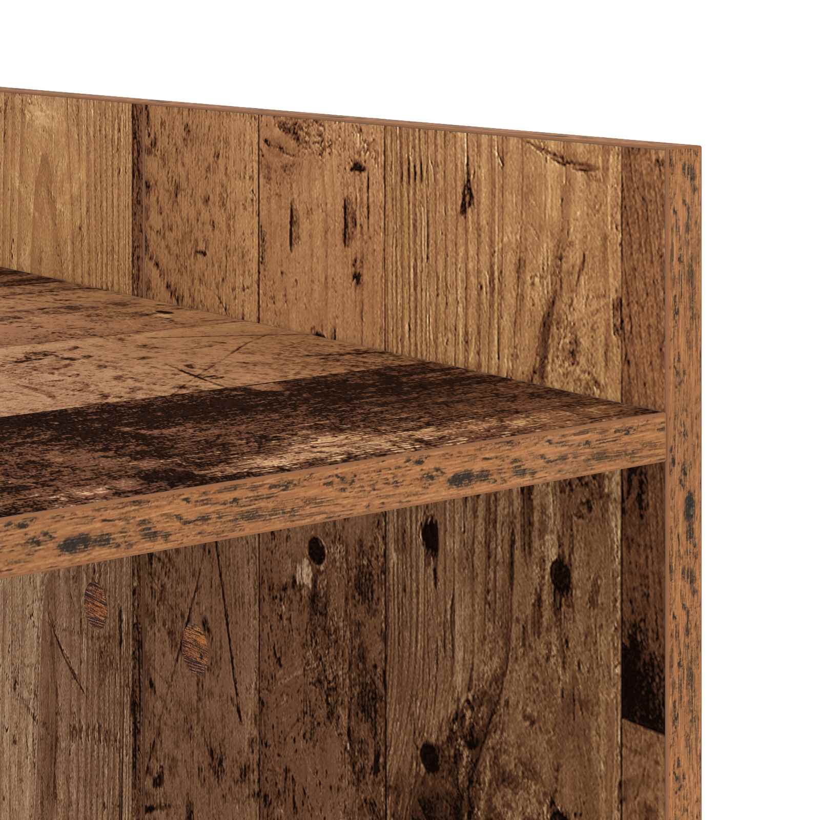 Mosógép szekrény tárolóval öreg fa 67,5 x 62 x 97 cm faanyag