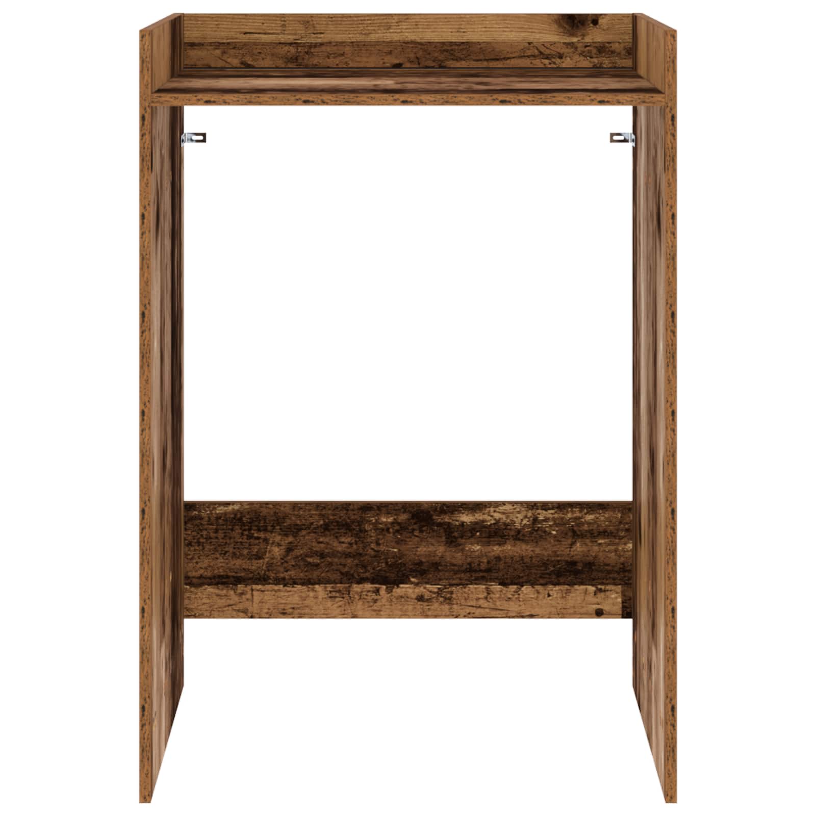 Mosógép szekrény tárolóval öreg fa 67,5 x 62 x 97 cm faanyag