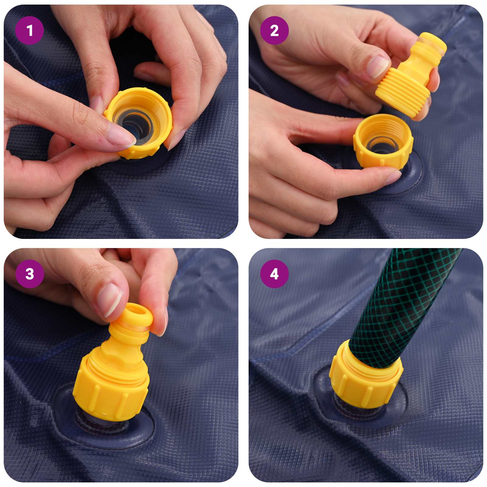 Fröcskölőpad gyerekeknek és kutyáknak kék ø200 x 9 cm pvc