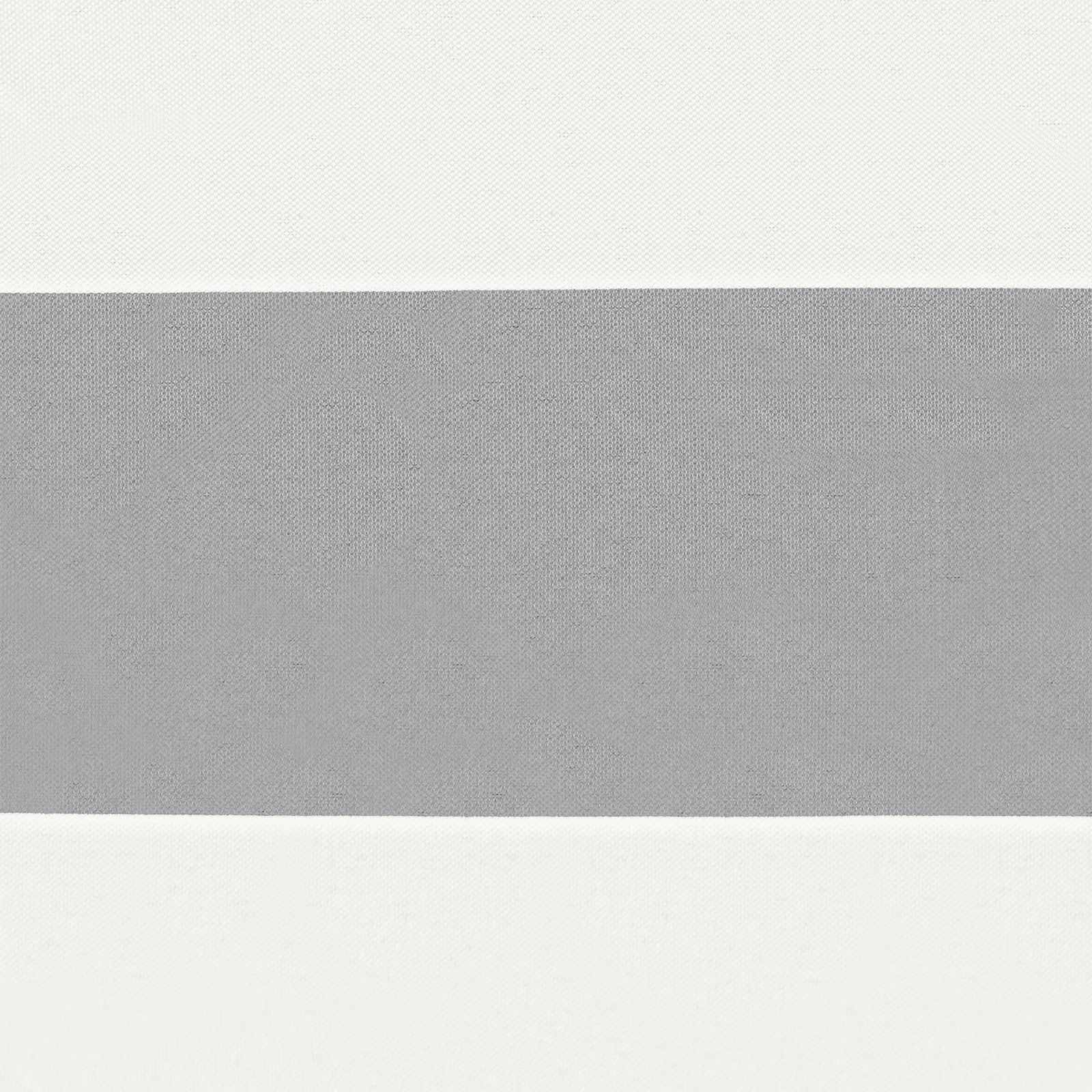 Kültéri napernyő vászon világosszürke és fehér 3 x 3 x 4,24 m