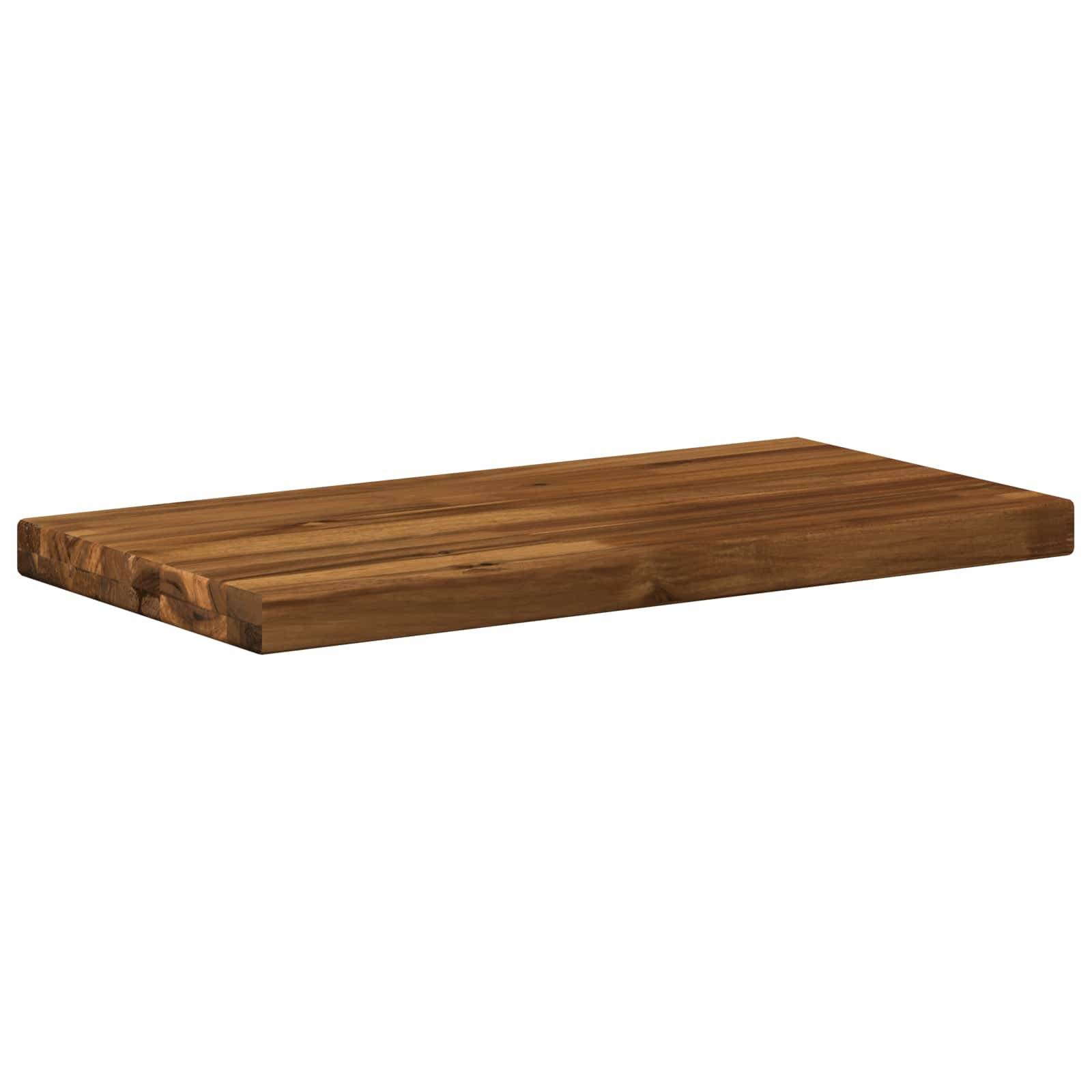Téglalap asztallap 90 x 20 x 3,2 cm négyszögletes tömör akácfa