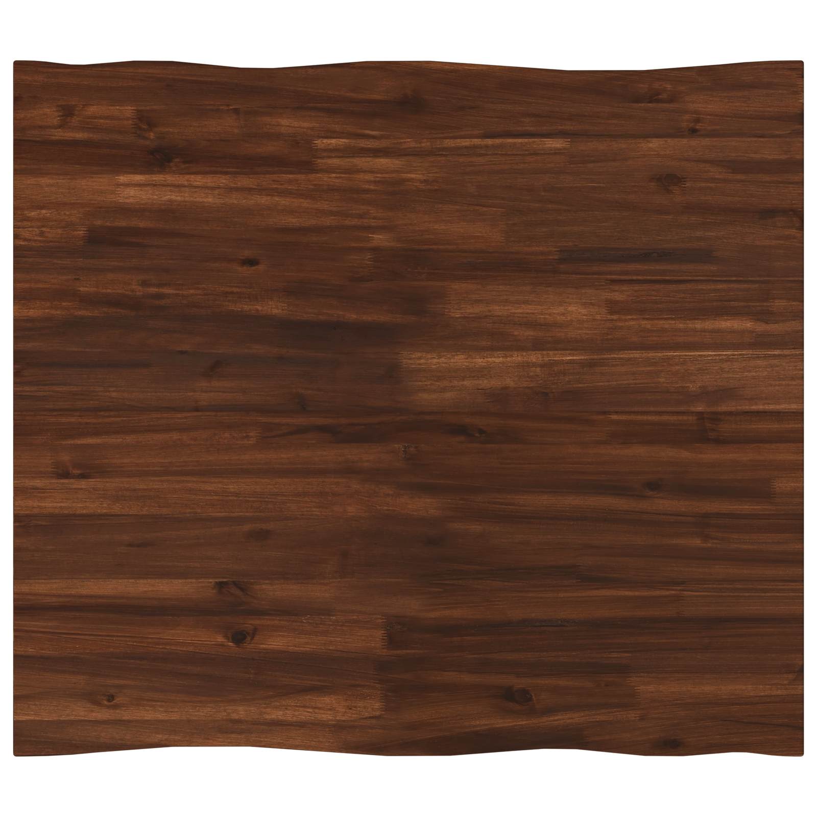 Téglalap asztallap 100 x 80 x 3,2 cm négyszögletes tömör akácfa
