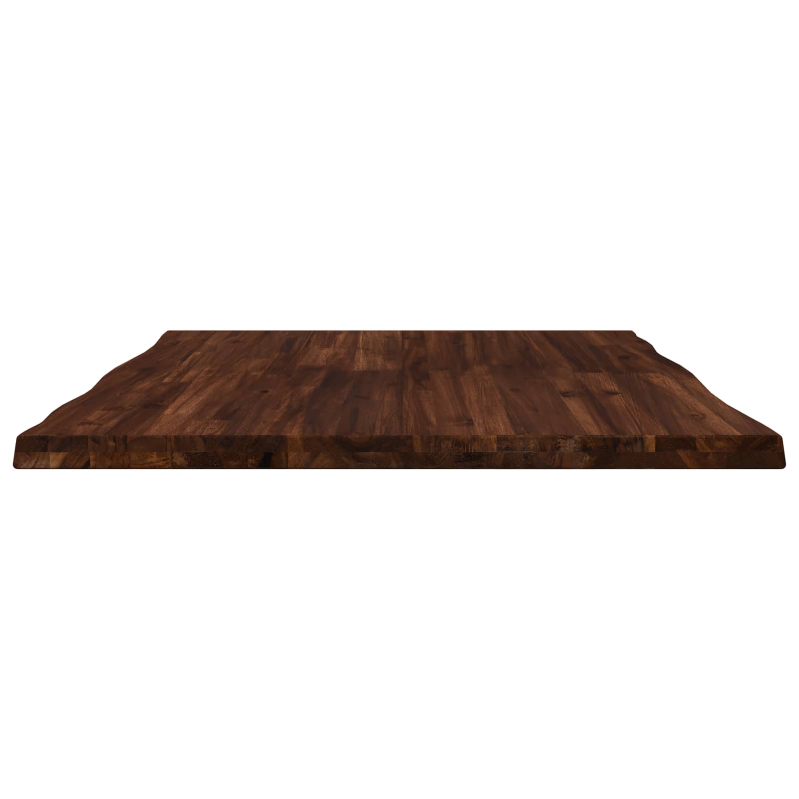 Téglalap asztallap 100 x 80 x 3,2 cm négyszögletes tömör akácfa