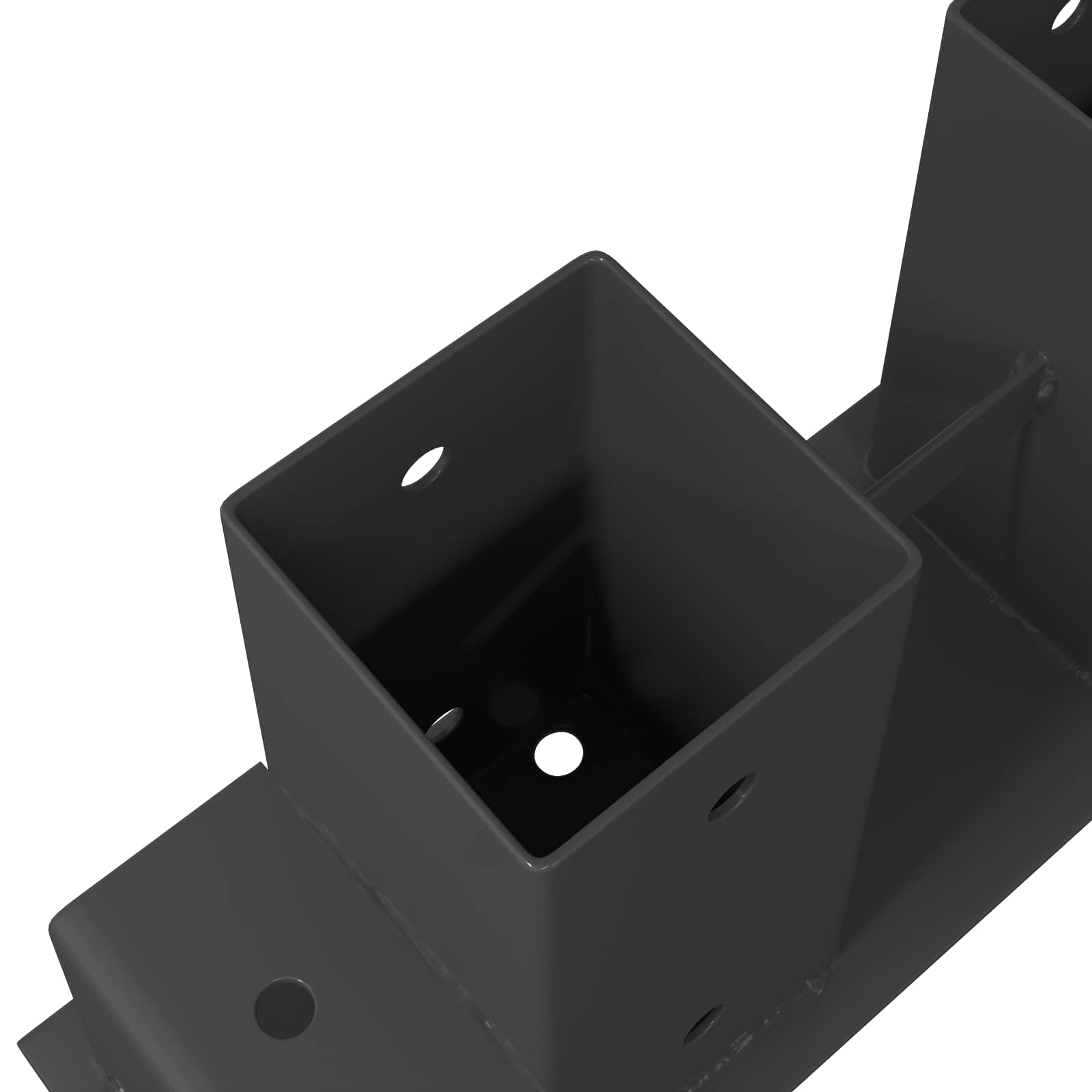 Tűzifa halmozó segéd 2 pcs antracitszürke 34 x 10 x 15 cm acél