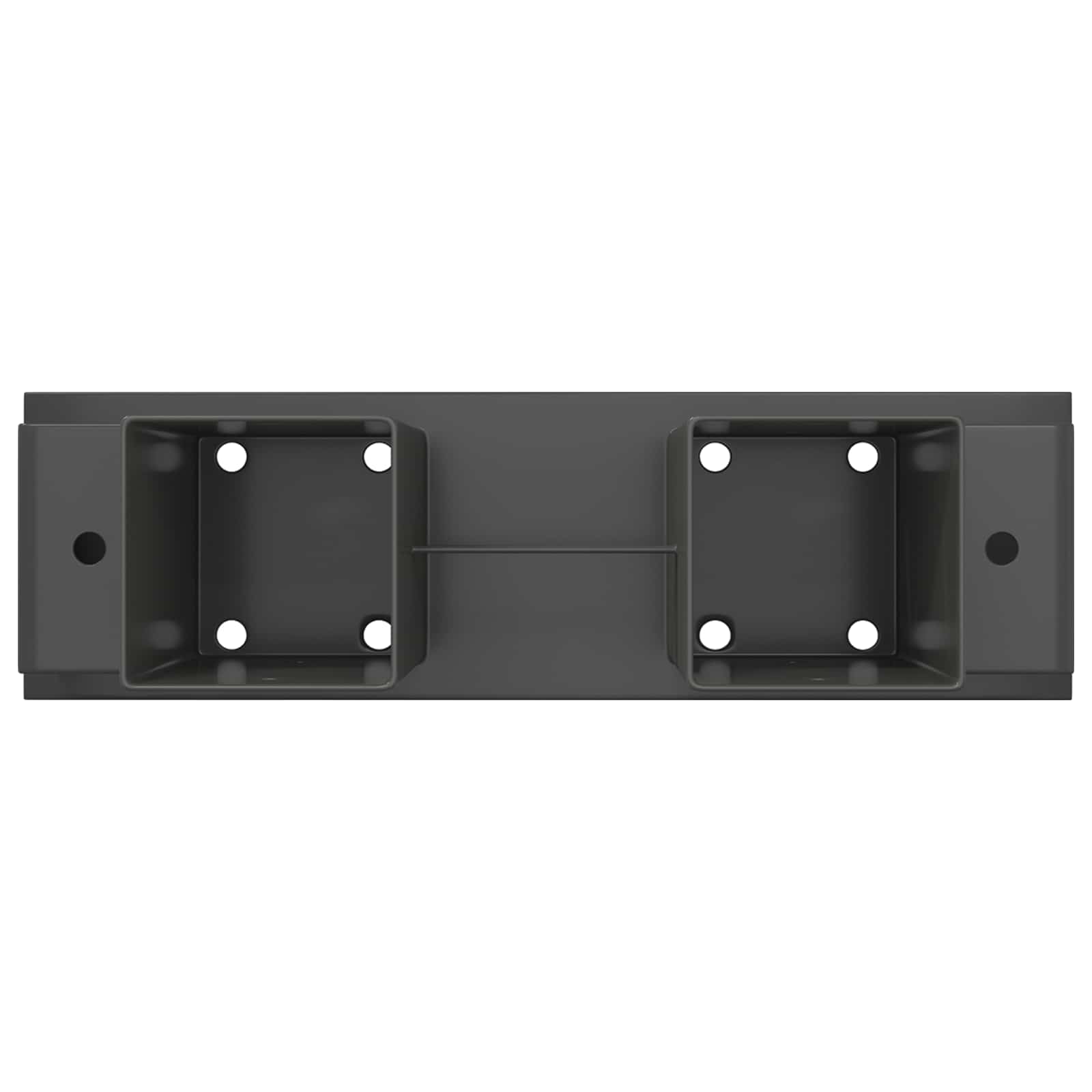 Tűzifa halmozó segéd 2 pcs antracitszürke 34 x 10 x 15 cm acél