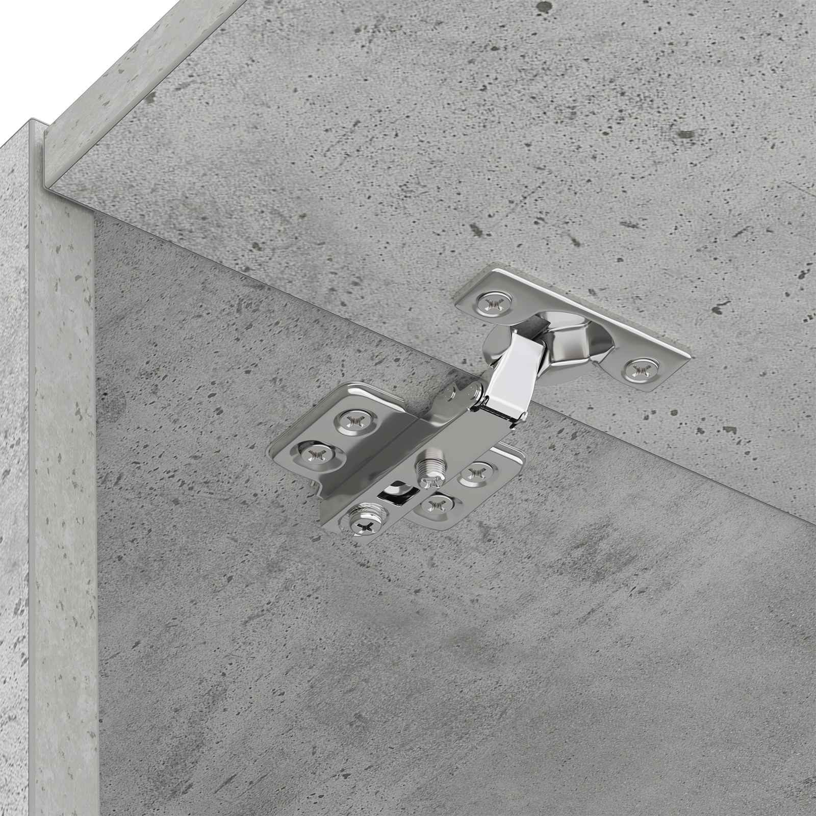 Mosógép szekrény tárolóval beton 67,5 x 68 x 200 cm faanyag