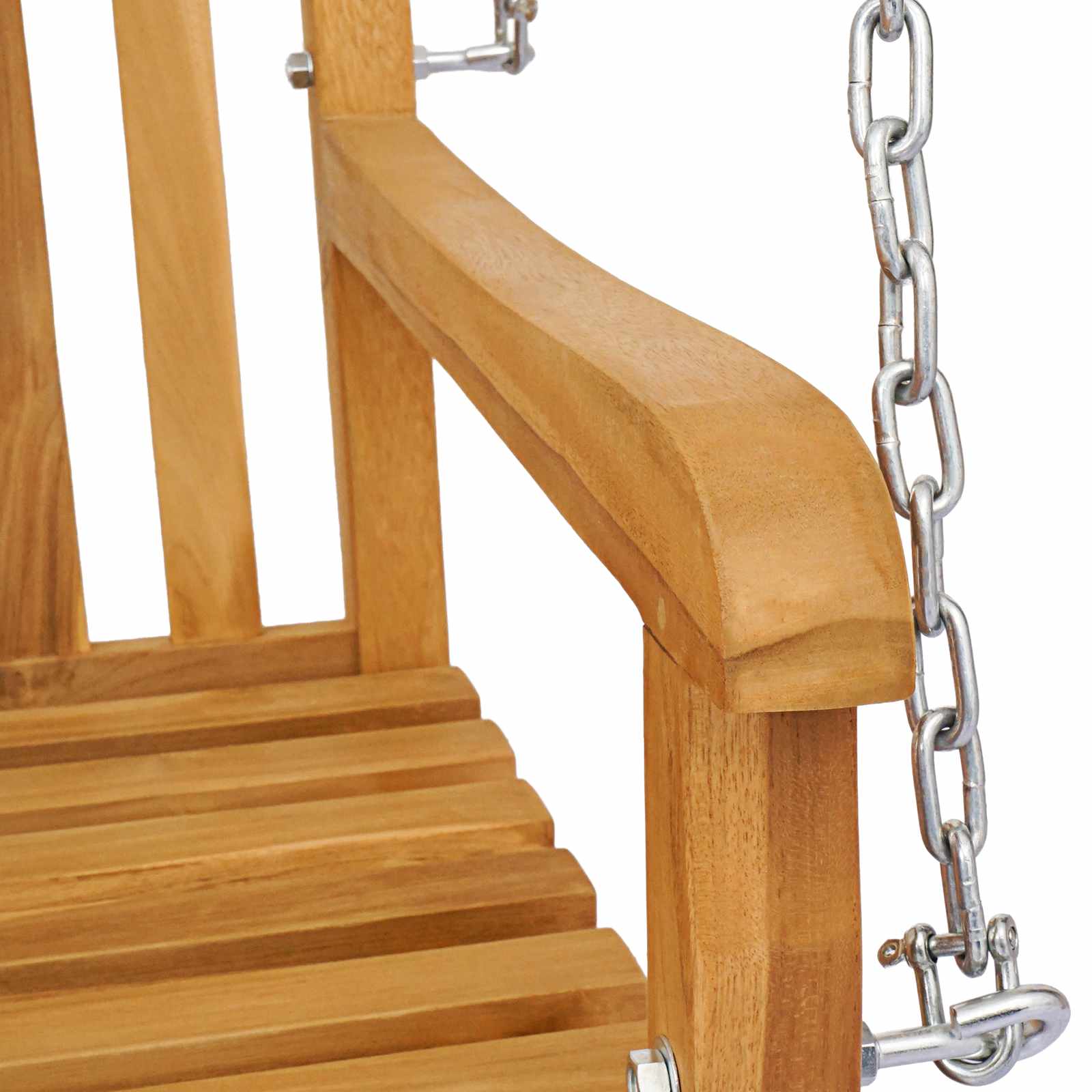 Hinta pad természetes 114 x 61 x 61,5 cm tömör teakfa