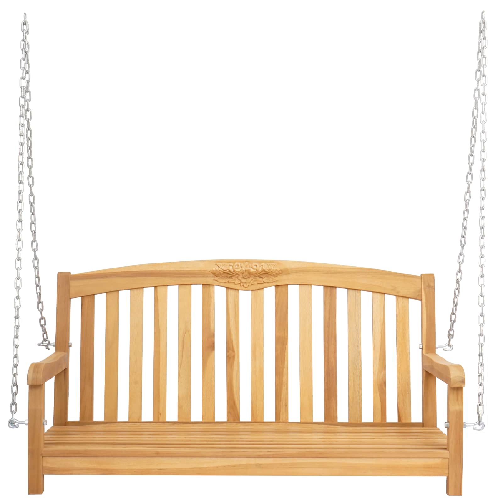 Hinta pad természetes 114 x 61 x 61,5 cm tömör teakfa