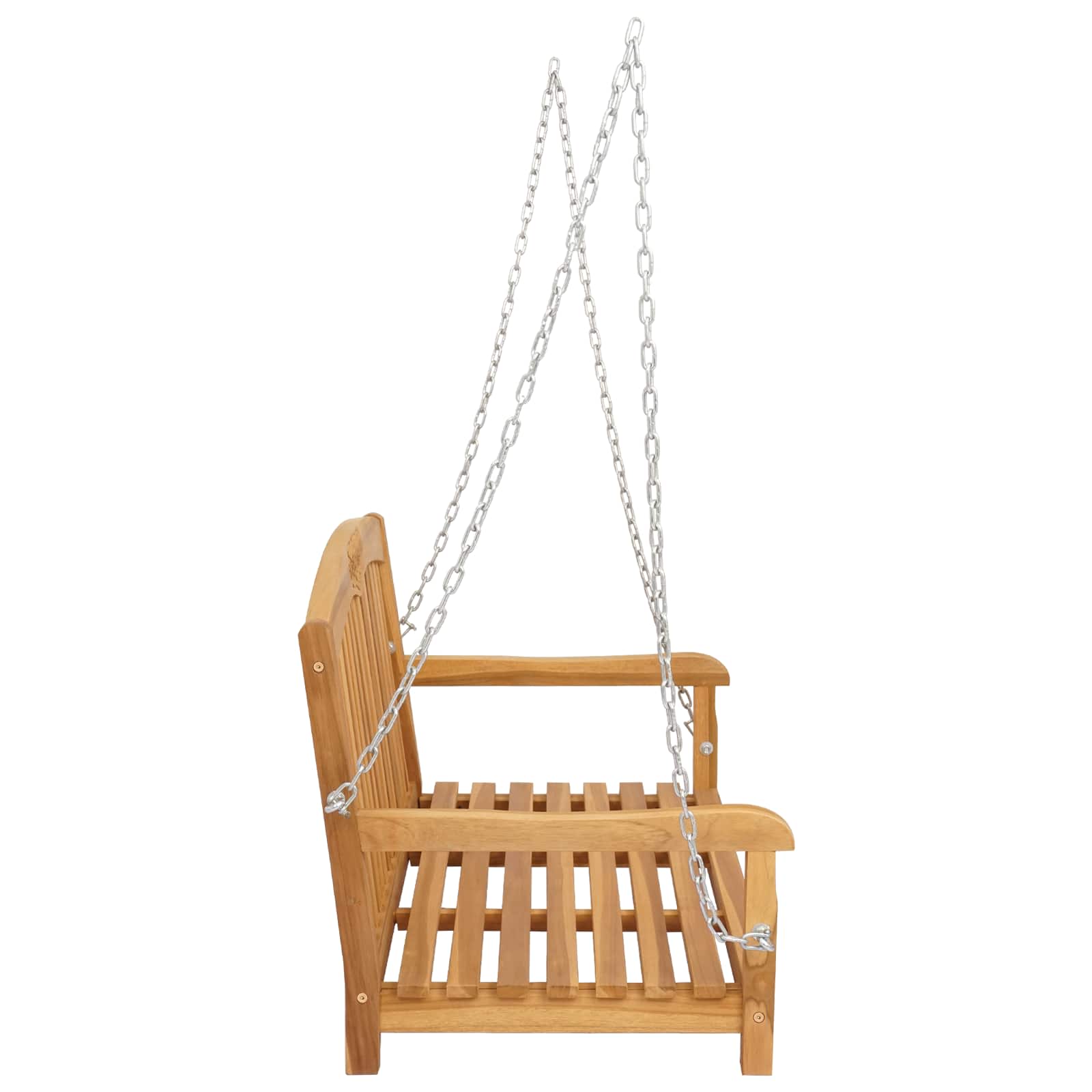 Hinta pad természetes 114 x 61 x 61,5 cm tömör teakfa