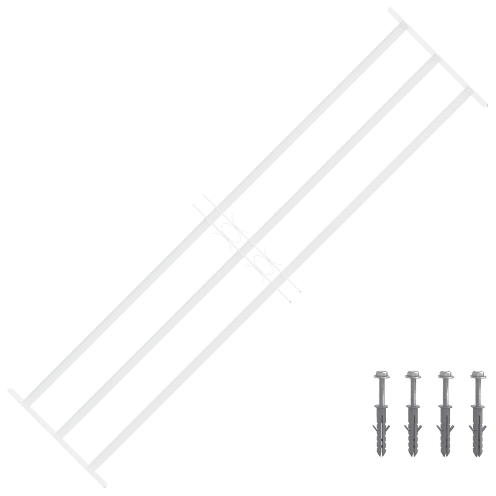 Ablakokhoz készült biztonsági rács, 3 keresztléccel 3 pcs