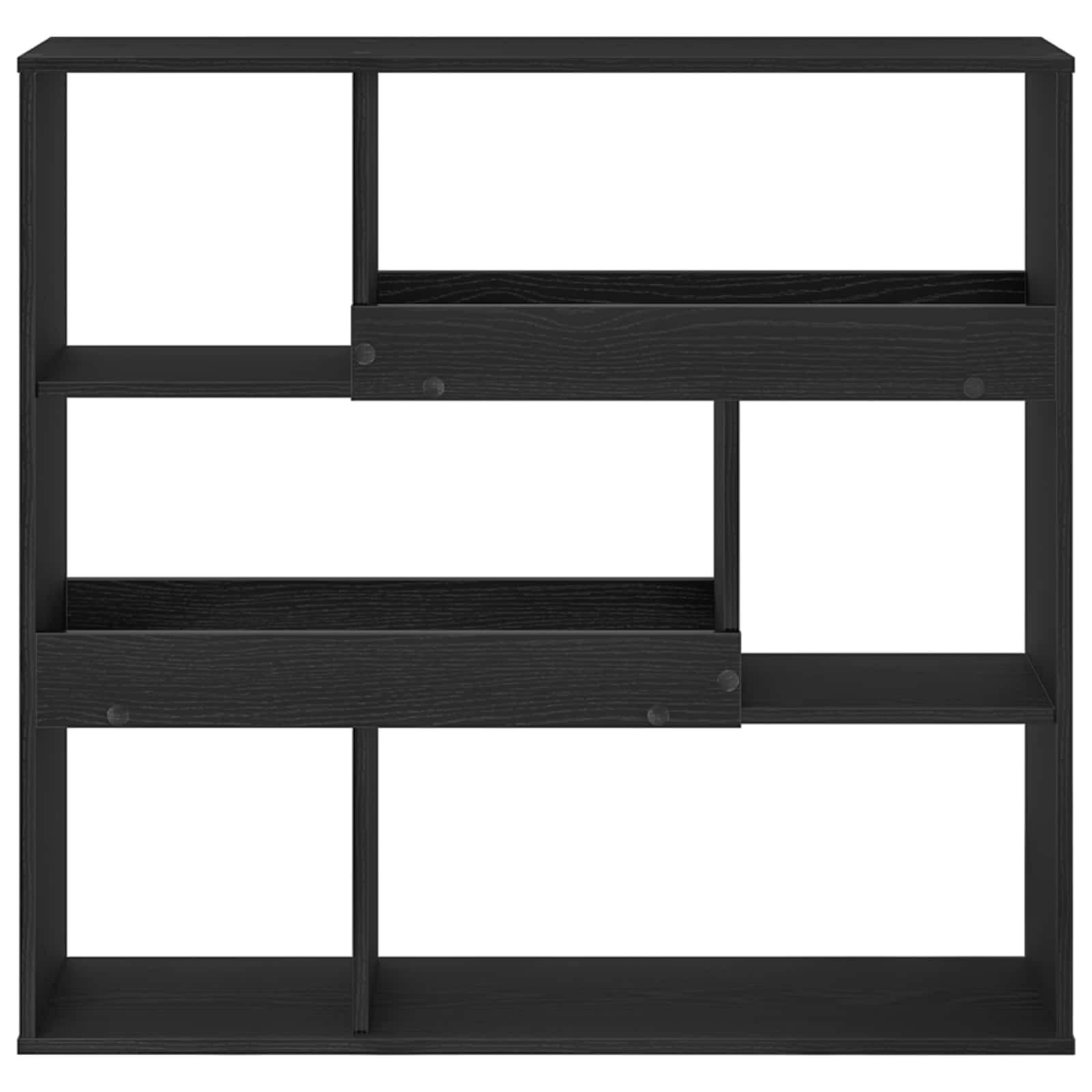 Könyvespolc fekete tölgy 100 x 33 x 94,5 cm faanyag