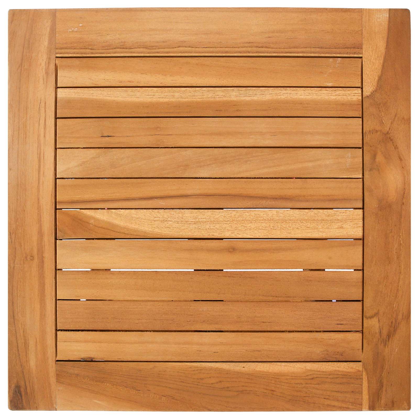 Napozóágy asztallal 2 pcs barna 40 x 40 x 40 cm tömör teakfa