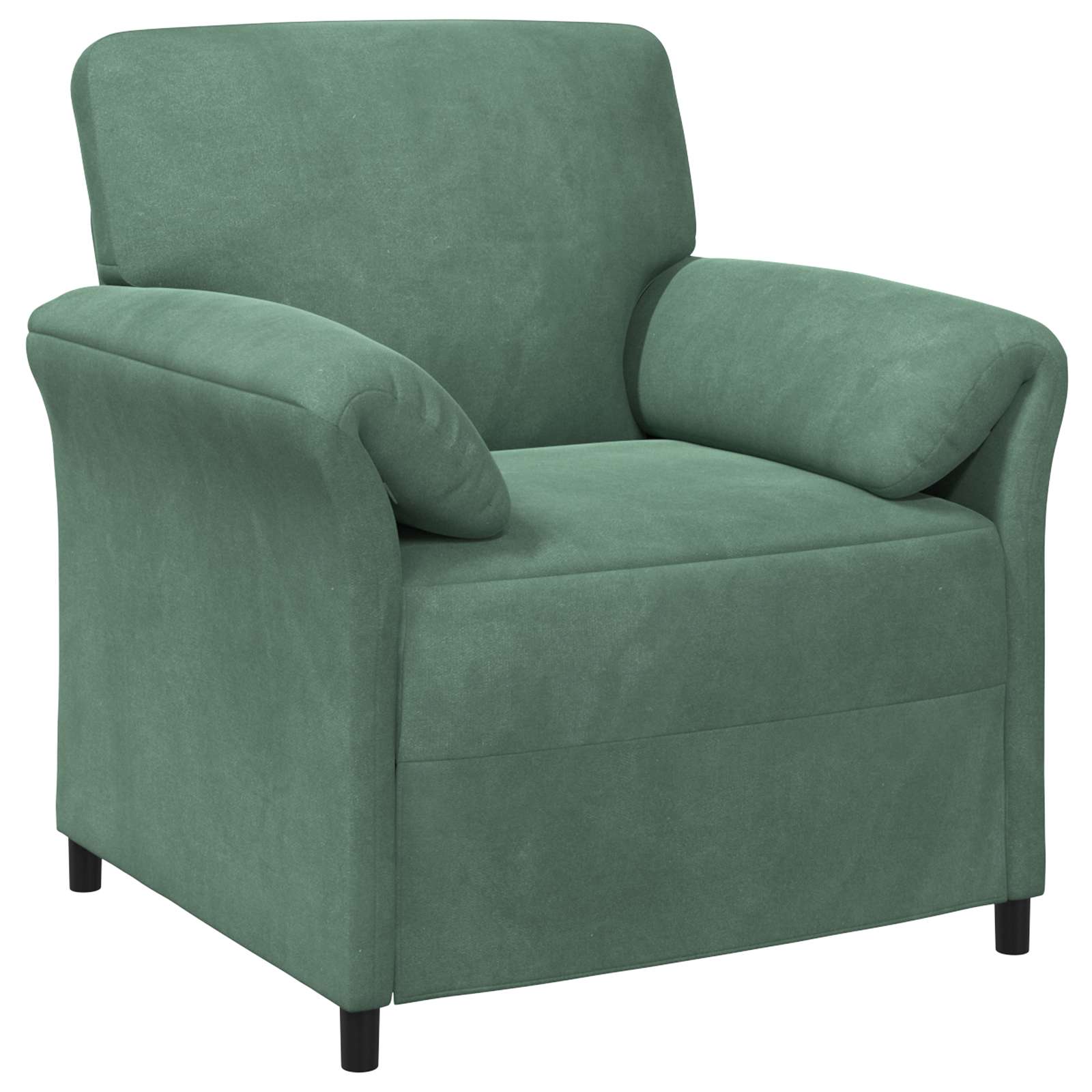 1 személyes kanapé tengeri zöld 88 x 83 x 95 cm bársony