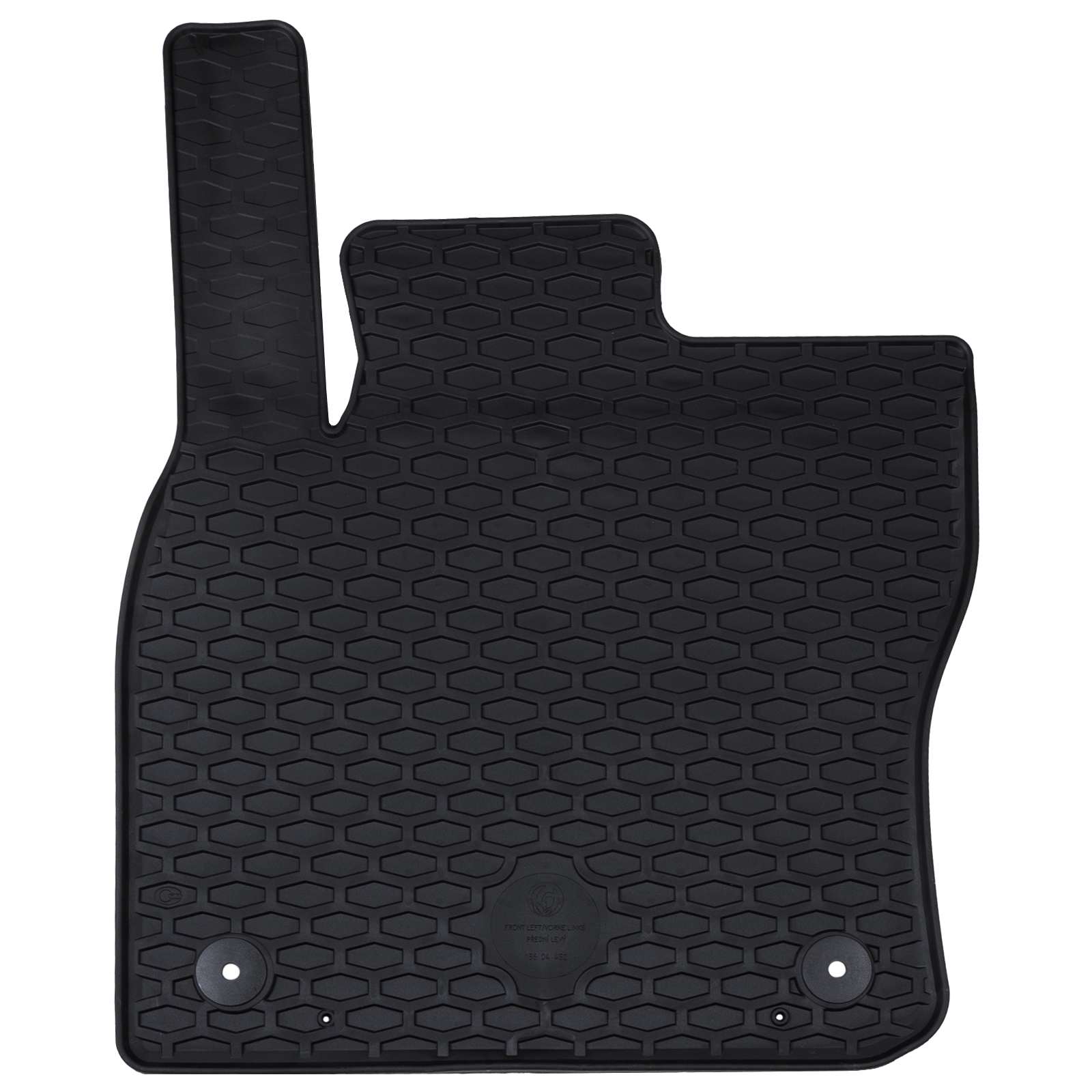 Autószőnyeg 4 pcs fekete alkalmas seat ateca 2016-hoz gumi