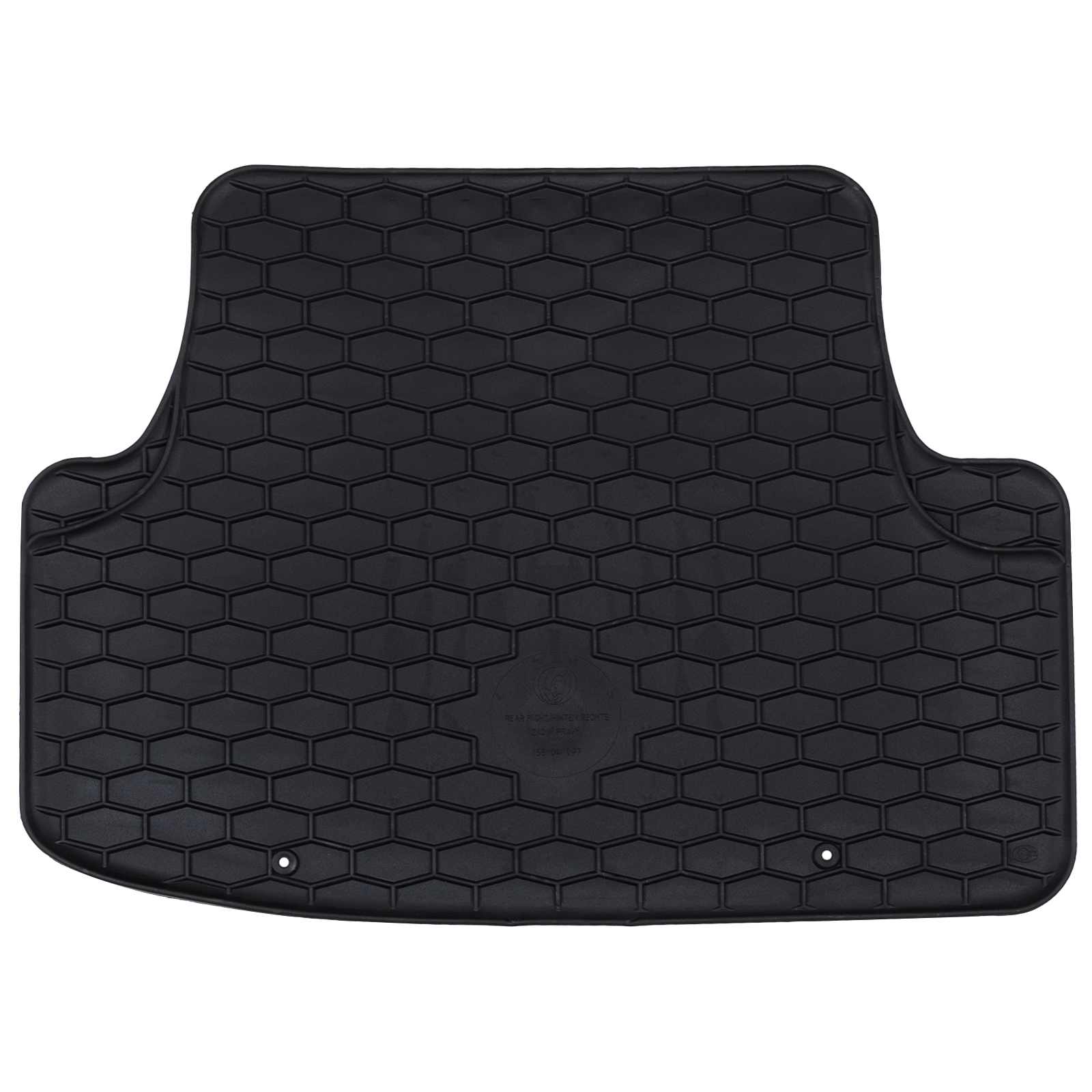 Autószőnyeg 4 pcs fekete alkalmas seat ateca 2016-hoz gumi