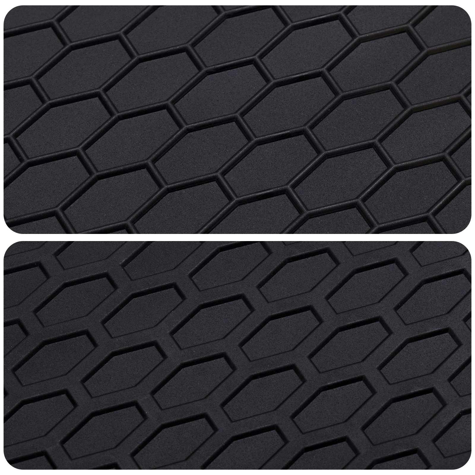 Autószőnyeg 4 pcs fekete audi a4 b9 2015-2024-hez megfelelő
