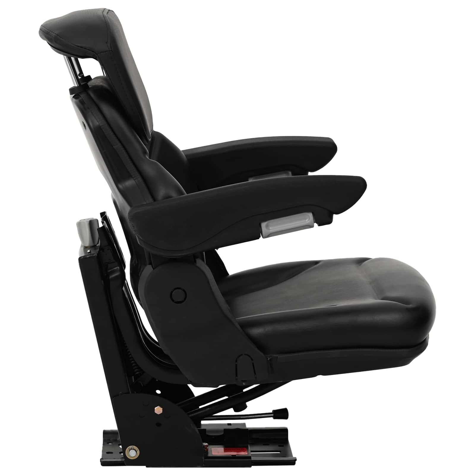 Traktor ülés felfüggesztéssel fekete 60 x 58 x 72 cm