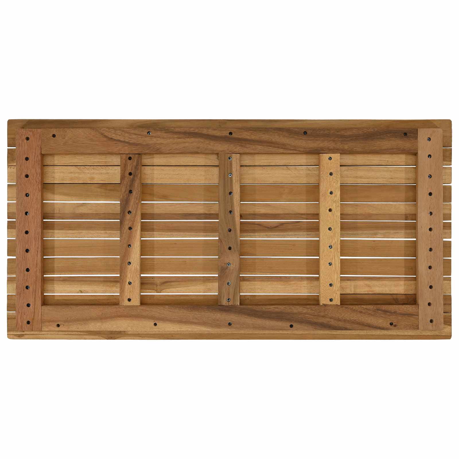 Asztallap 90 x 45 x 3,5 cm négyszögletes tömör teakfa
